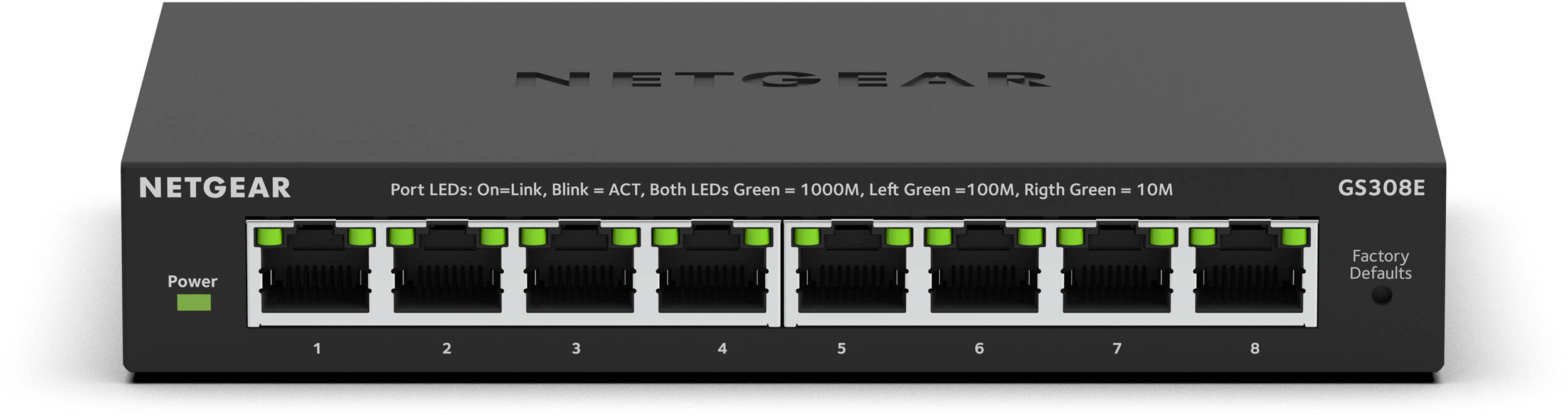 Коммутатор NETGEAR GS308E 8xGE, WebSmart фото 2