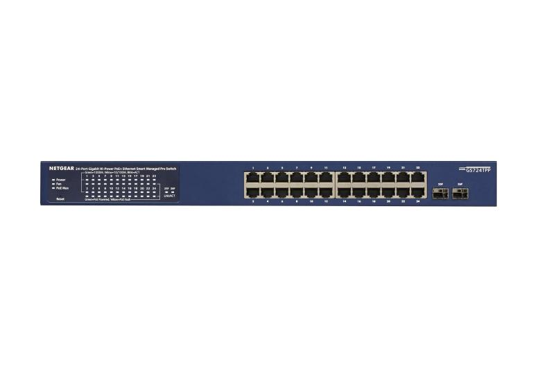 Комутатор NETGEAR GS724TP 24xGE PoE, 2xSFP, 190Вт, Керований L2фото2