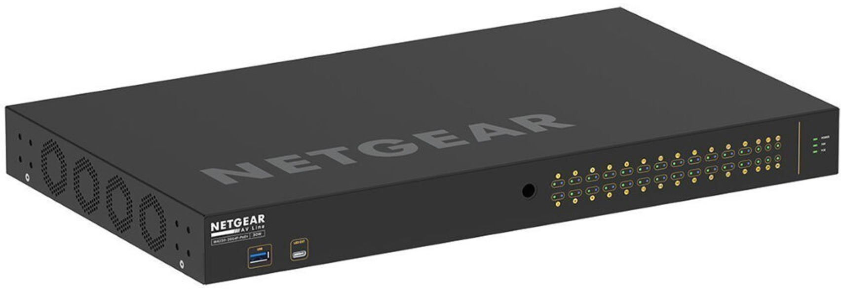 Коммутатор NETGEAR M4250-26G4F-PoE+ (GSM4230P), 26xGE (24xPoE), 4xSFP, AV Line, 300Вт, Управляемый L2 фото 7