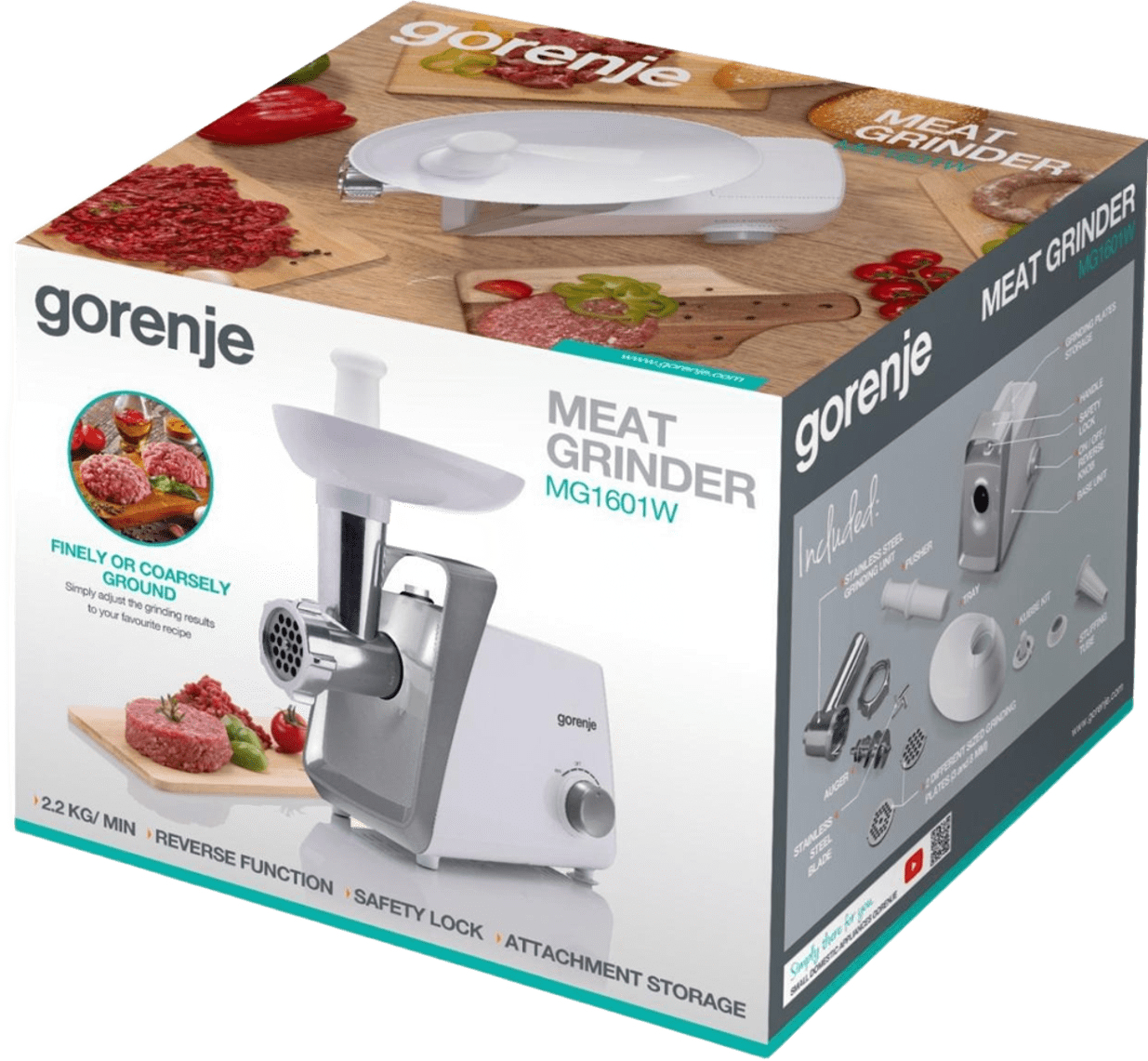 М'ясорубка Gorenje MG1601Wфото15