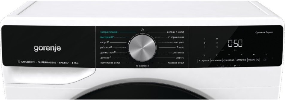 Комплект Пральна машина Gorenje WNS14A4TWIFI + Сушильна машина Gorenje DNS92фото22