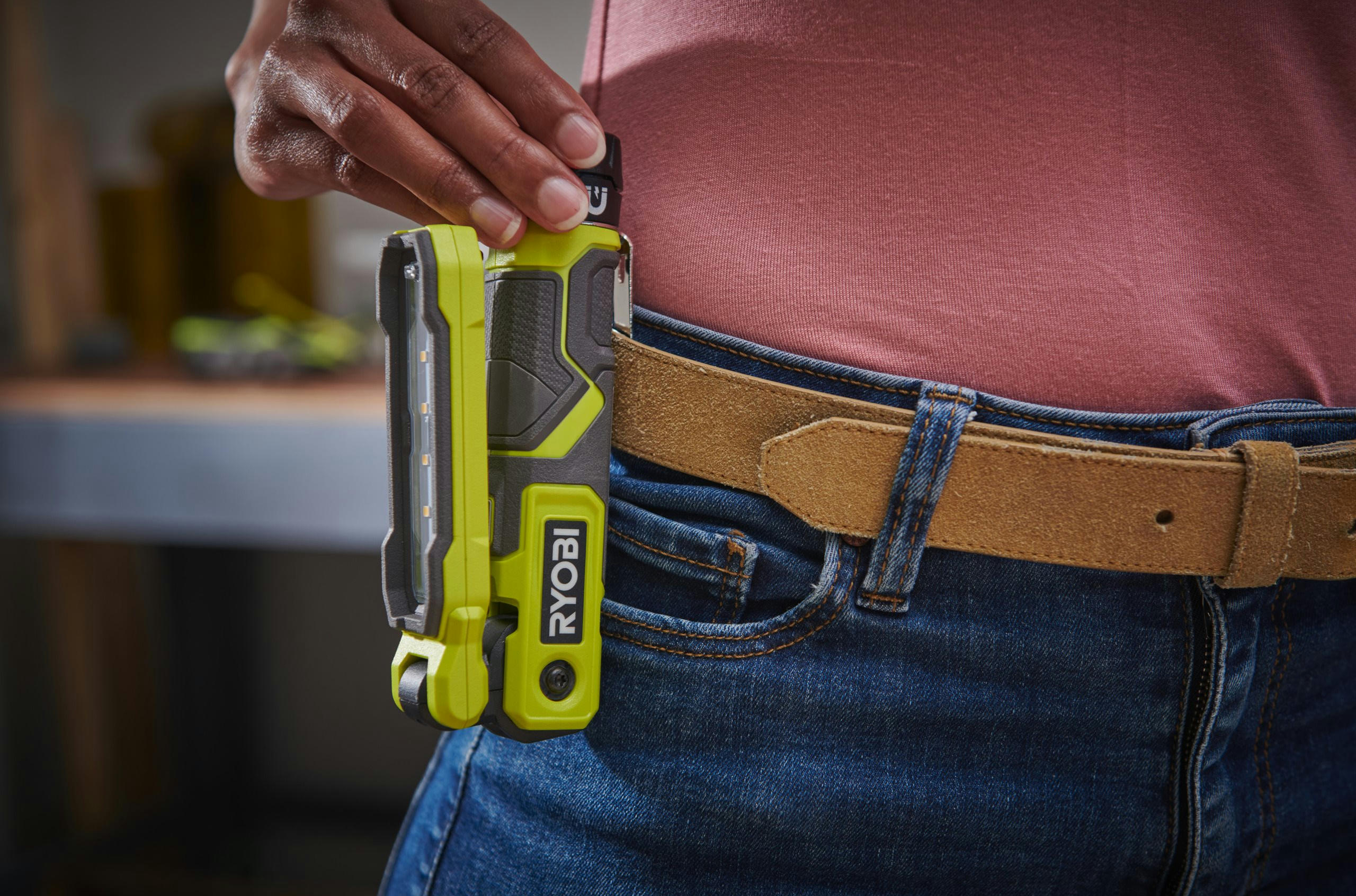 Ліхтар інспекційний акумуляторний Ryobi USB Lithium RLI4-120G, 4В, 2А·ч (5133006225)фото