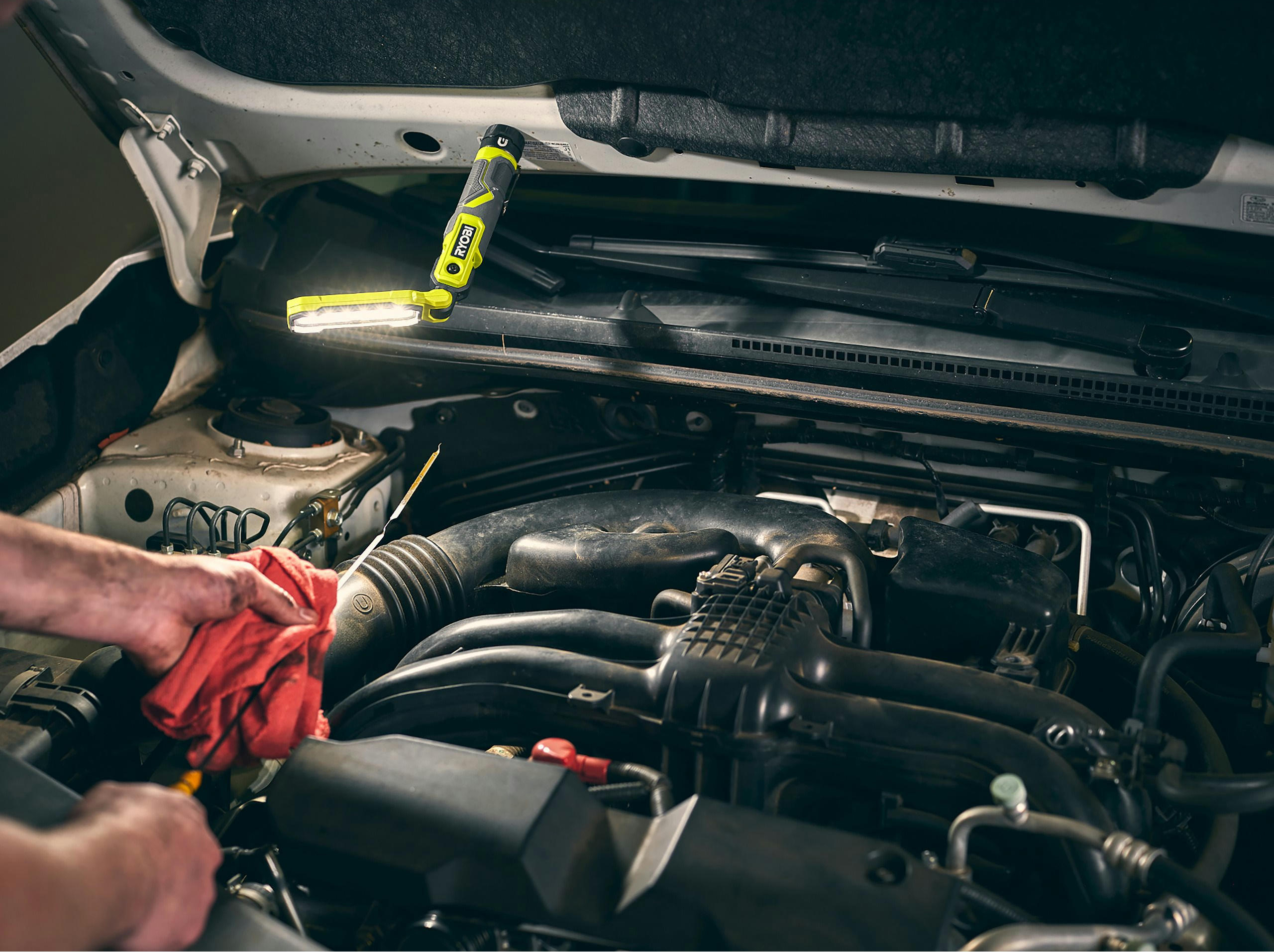 Ліхтар інспекційний акумуляторний Ryobi USB Lithium RLI4-120G, 4В, 2А·ч (5133006225)фото