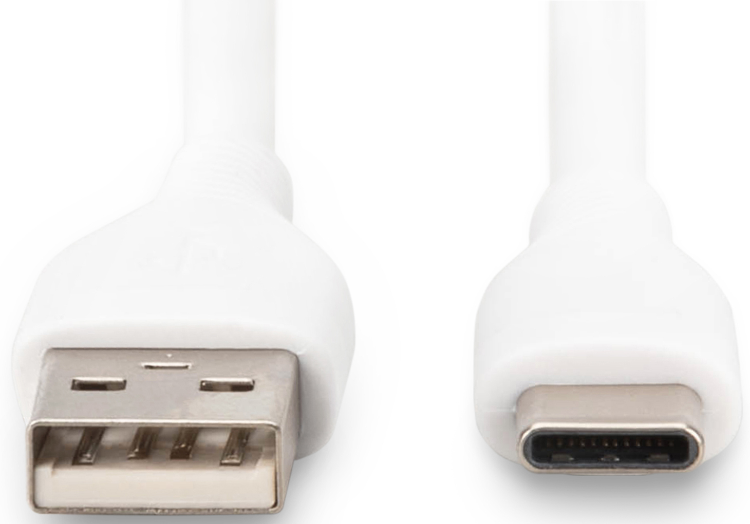 Кабель Digitus USB-A - Type-C Data/Charge, USB 2.0, 60W, 2м, White (AK-300340-020-W)фото2