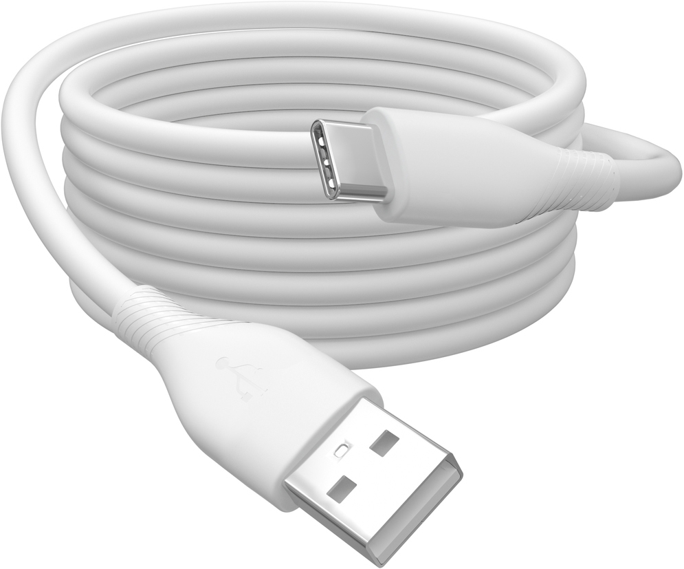 Кабель Digitus USB-A - Type-C Data/Charge, USB 2.0, 60W, 2м, White (AK-300340-020-W)фото6