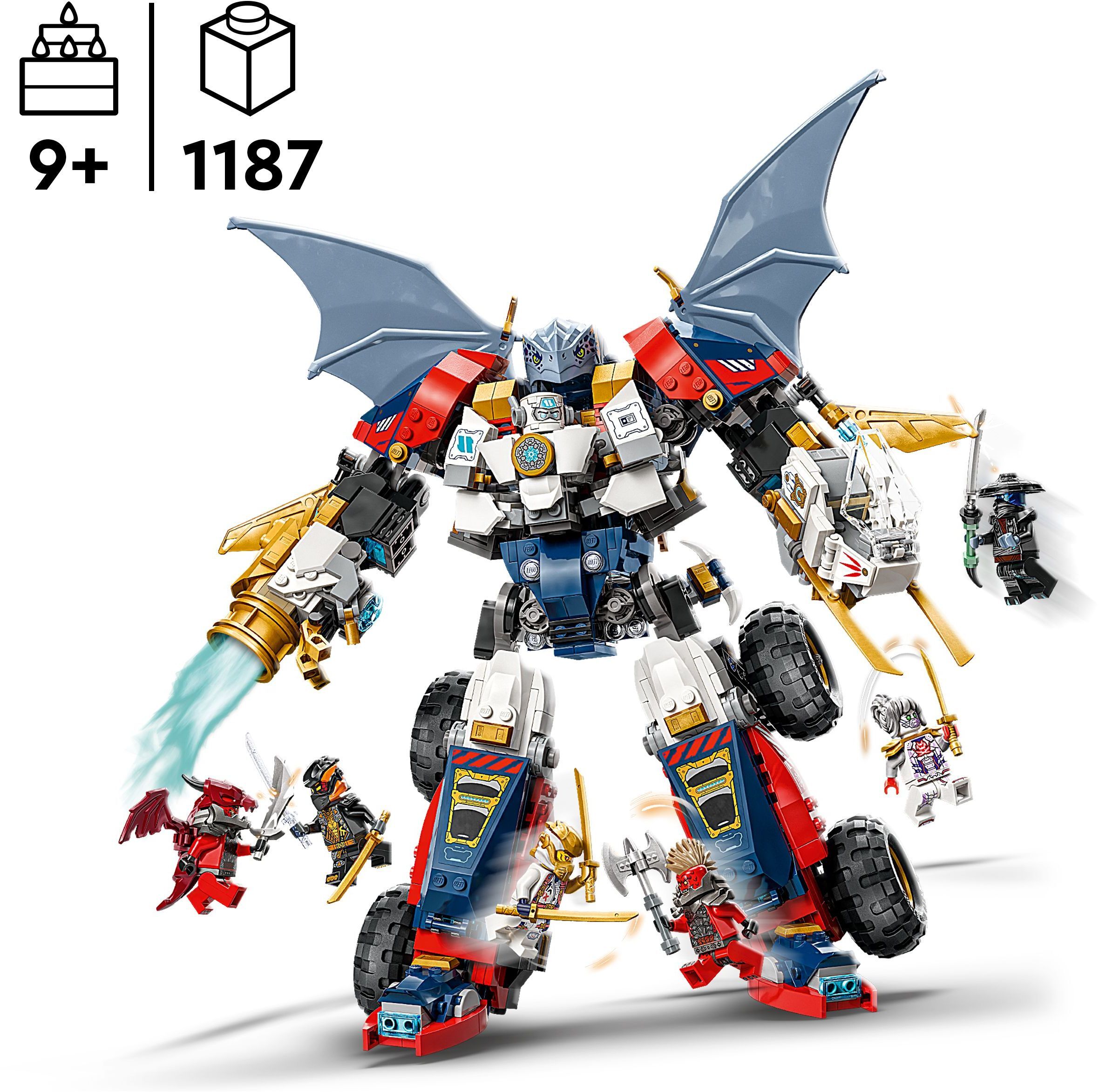 LEGO 71834 Ninjago Ультраобьединяющий робот Зейна фото 2