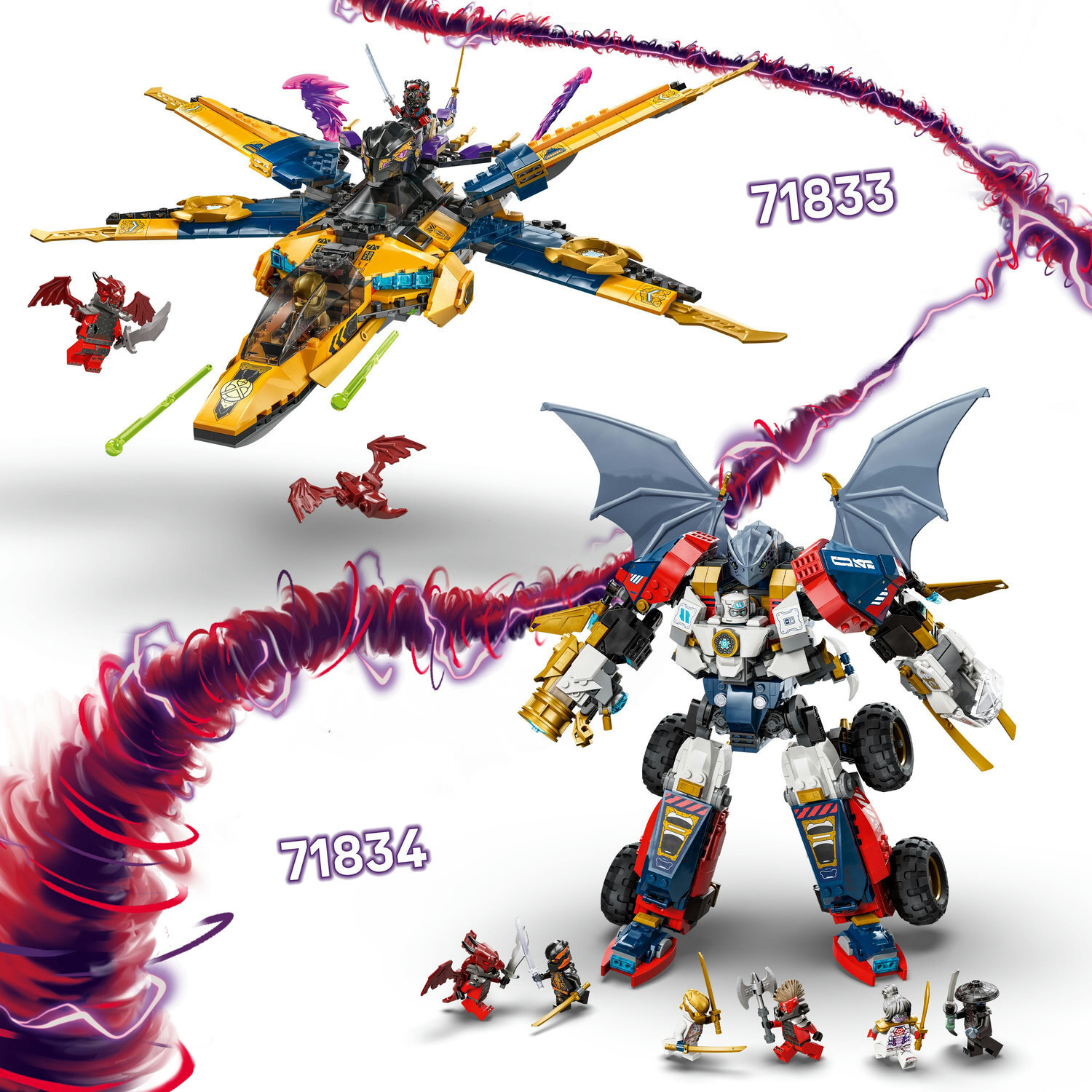 LEGO 71834 Ninjago Ультраобьединяющий робот Зейна фото 9