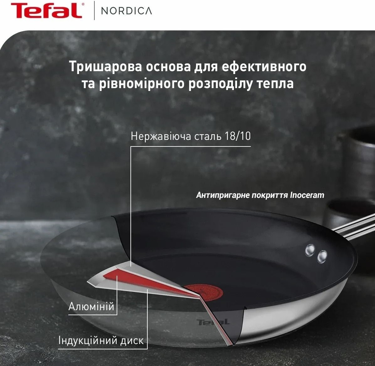 Сковорода Tefal Nordica, 28см (H8710655) фото 4