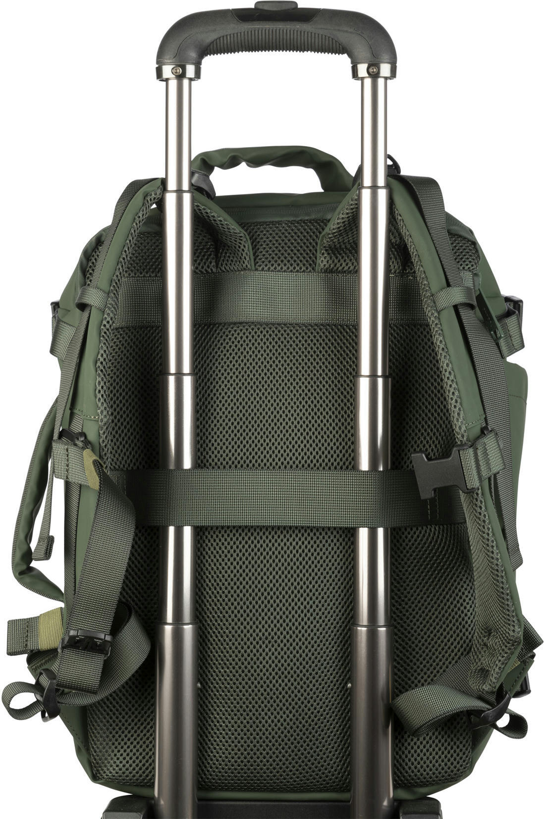 Рюкзак дорожный Tucano Tugo M Dry Cabin Luggage 15.6", зелёный фото 6