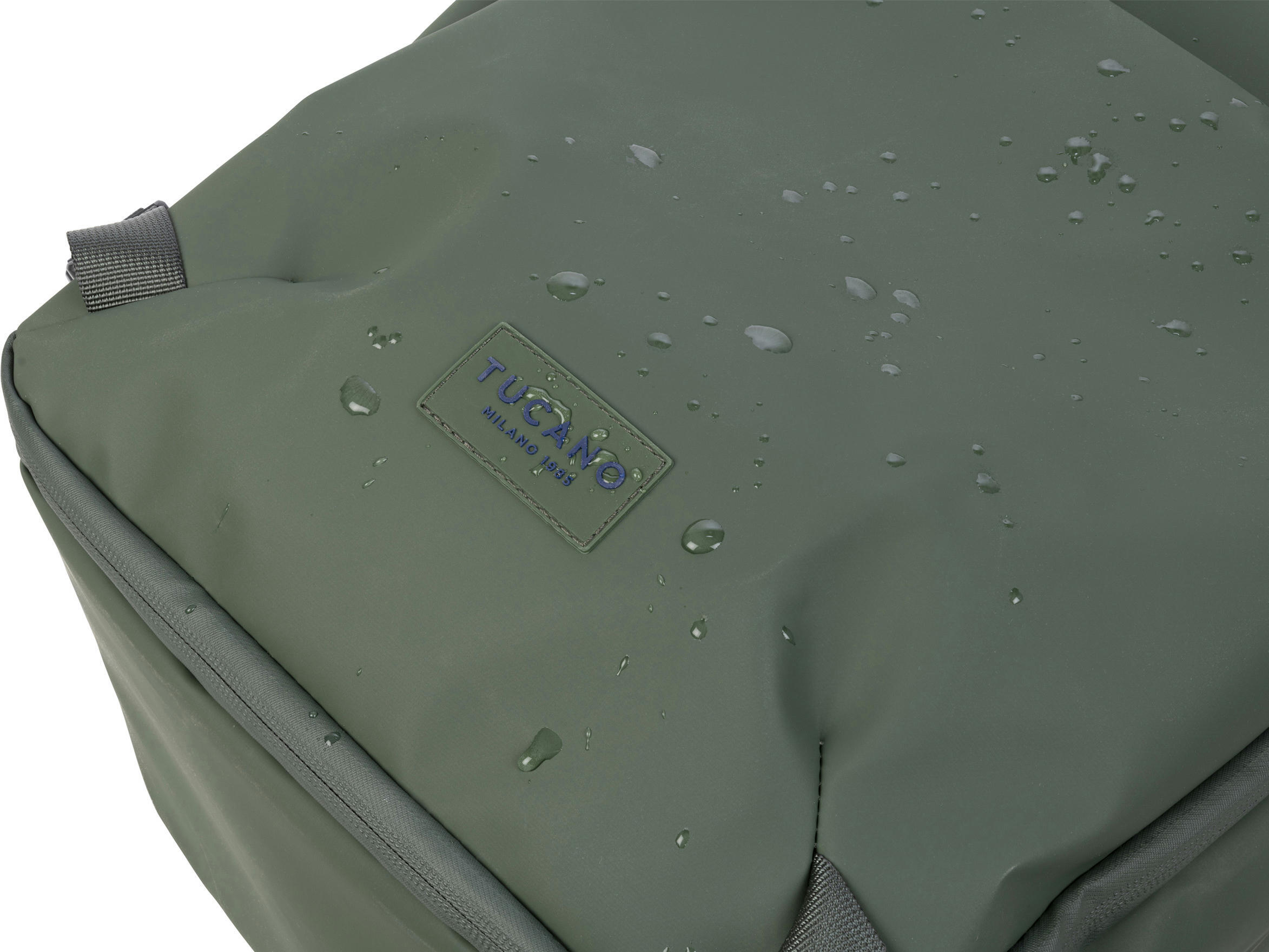 Рюкзак дорожный Tucano Tugo M Dry Cabin Luggage 15.6", зелёный фото 10