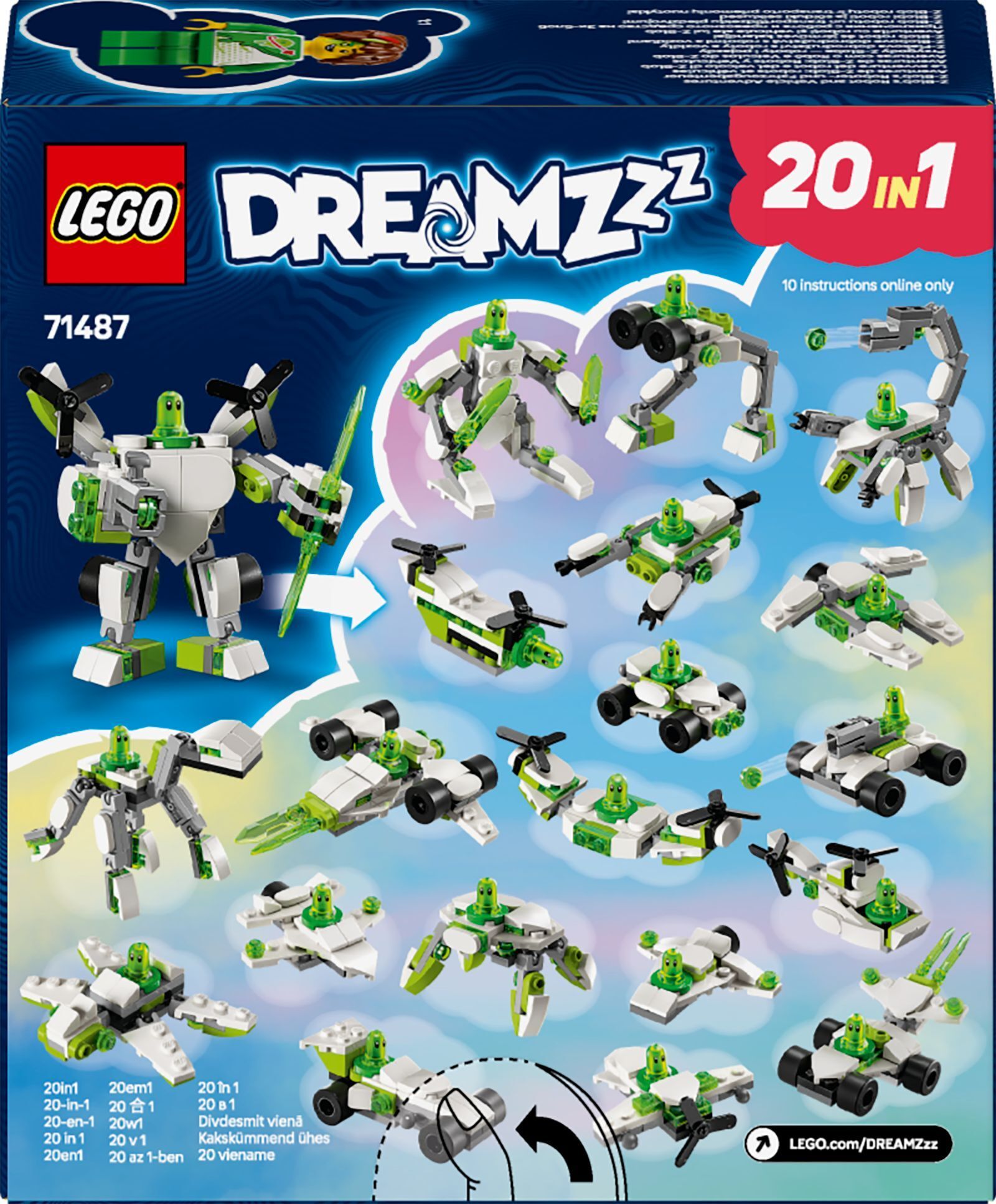 LEGO 71487 DREAMZzz Робот Z-Blob и гоночные приключения фото 14