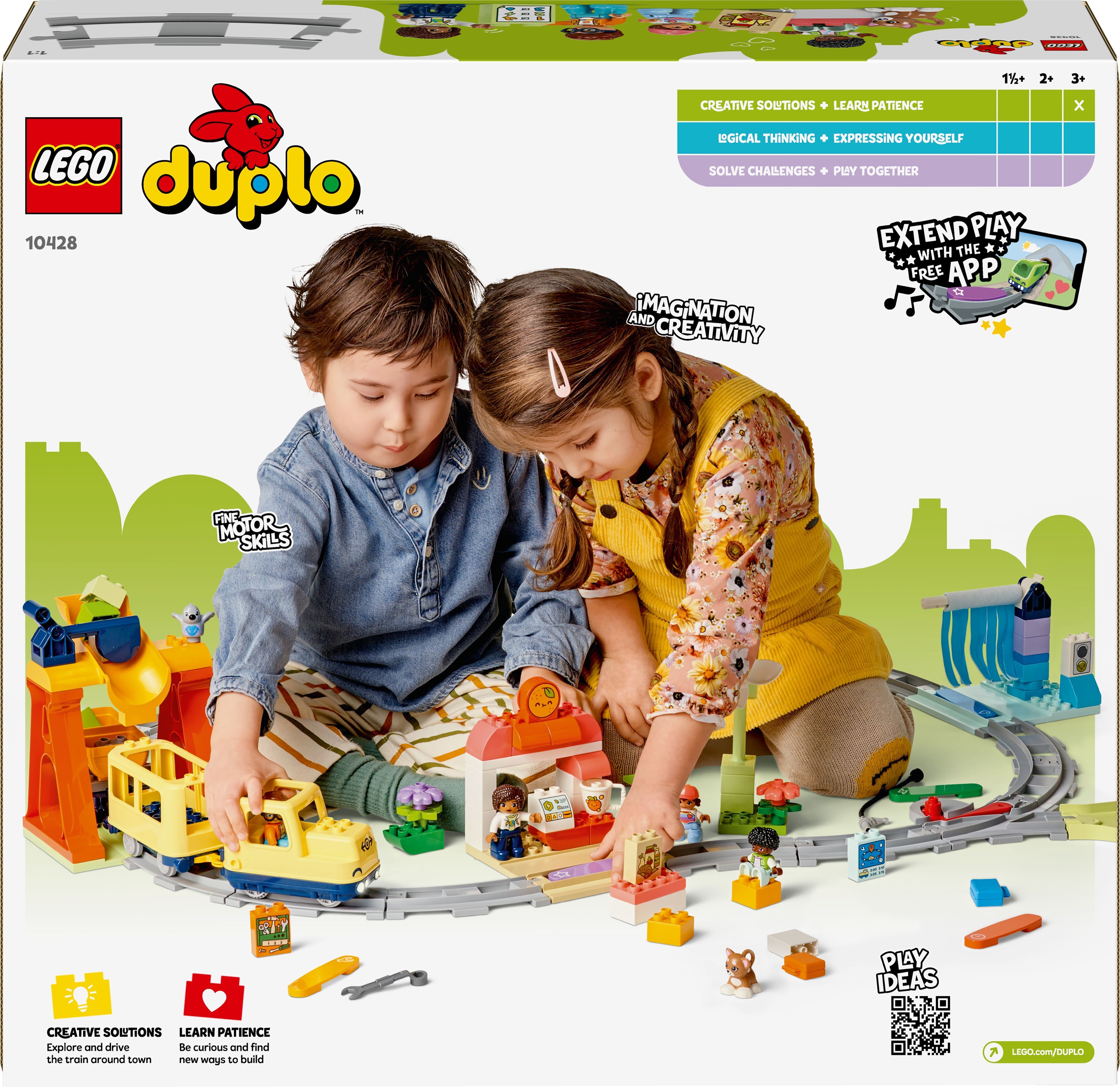 LEGO 10428- DUPLO Town Большой интерактивный общественный поезд фото 9