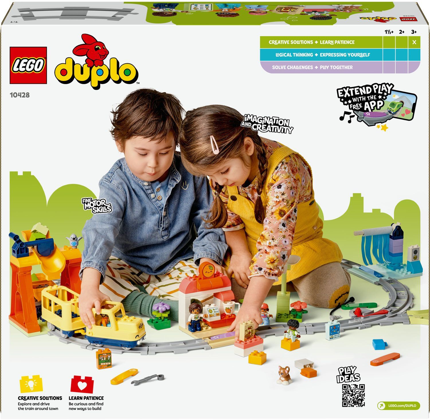 LEGO 10428 DUPLO Town Большой интерактивный общественный поезд фото 9