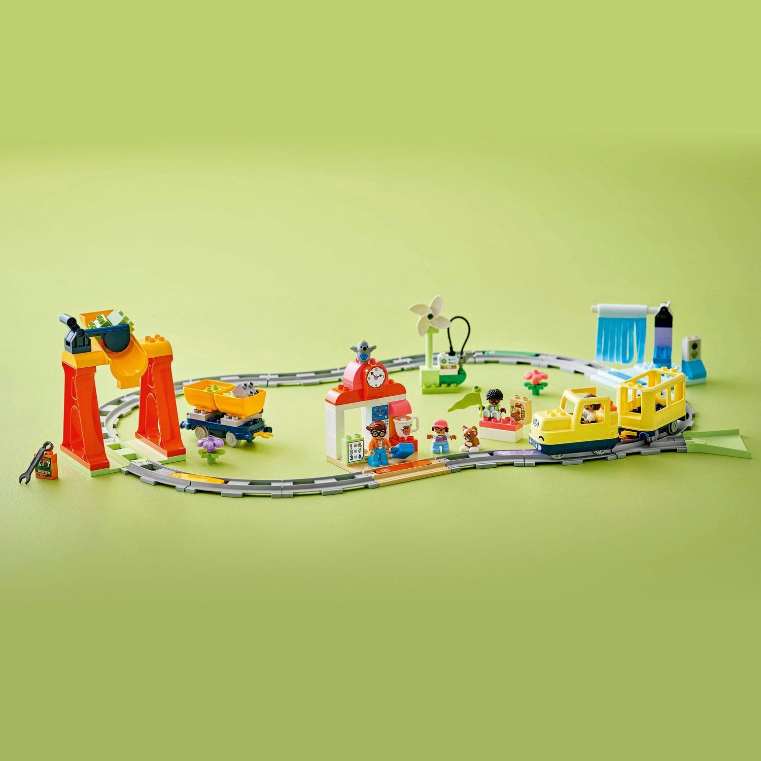 LEGO 10428 DUPLO Town Большой интерактивный общественный поезд фото 7