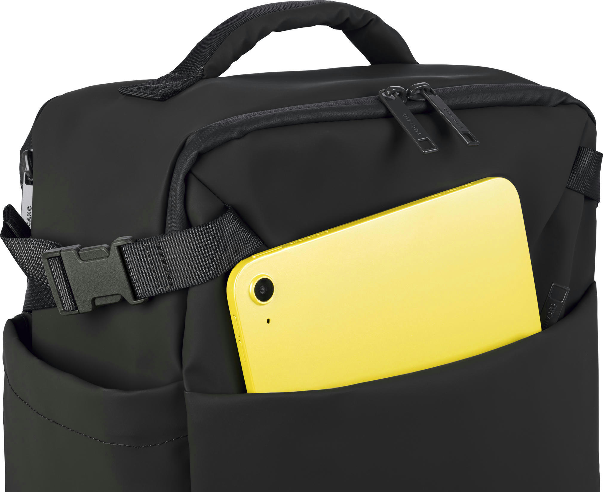 Рюкзак дорожный Tucano Tugo M Dry Cabin Luggage 15.6", чёрный фото 7