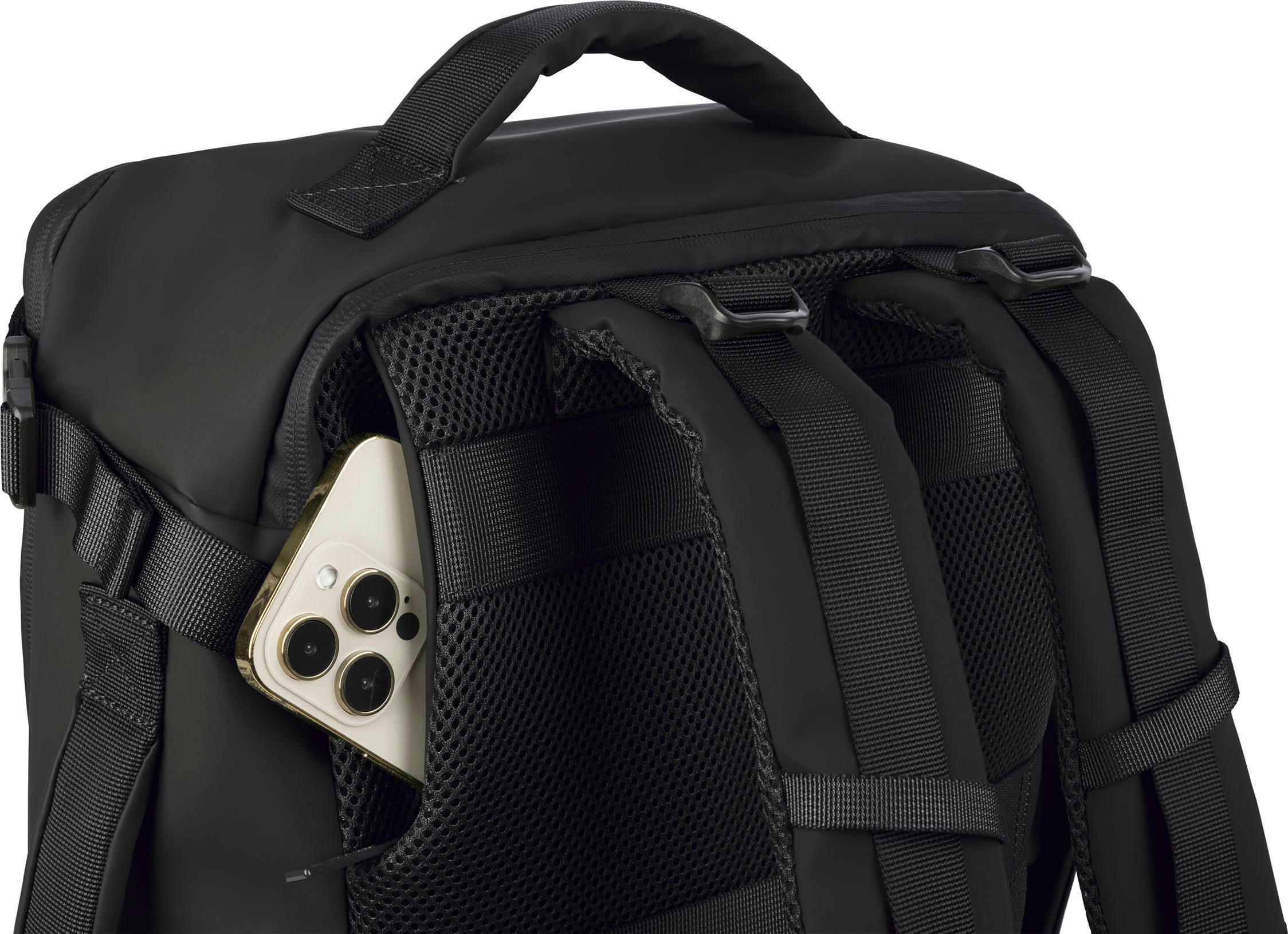 Рюкзак дорожный Tucano Tugo M Dry Cabin Luggage 15.6", чёрный фото 9