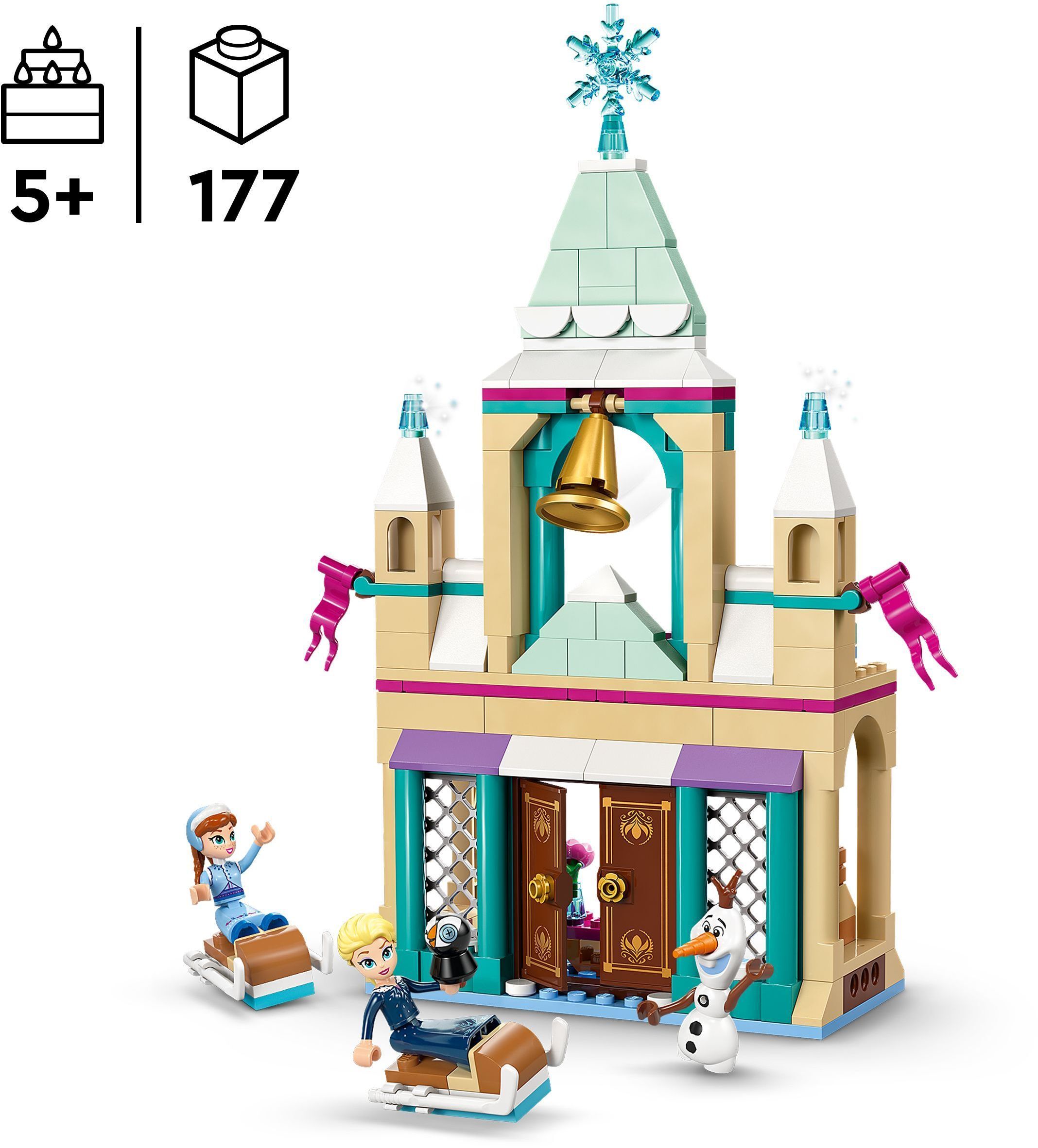 LEGO 43265 Disney Princess Замерзлий замок в королівстві Еренделфото2