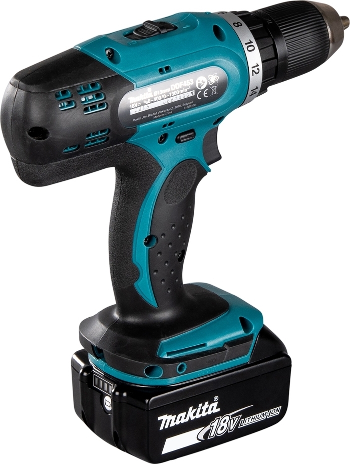 Шурупокрут-дриль акумуляторний Makita DDF453RFE 18B 2х3А·г (DDF453RFE)фото