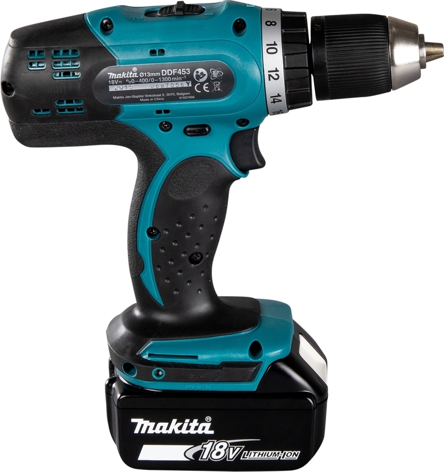 Шурупокрут-дриль акумуляторний Makita DDF453RFE 18B 2х3А·г (DDF453RFE)фото