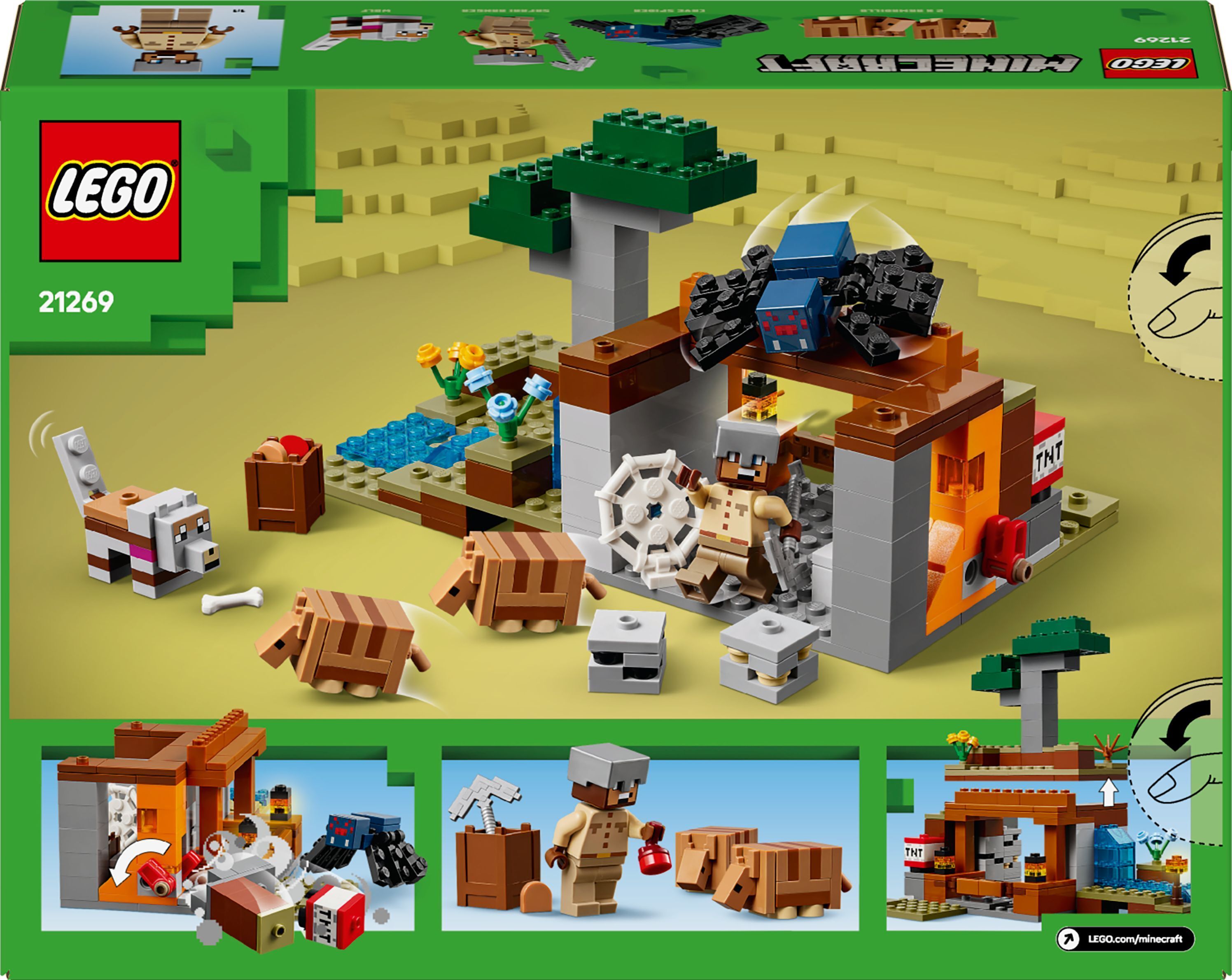 LEGO 21269 Minecraft Шахтная экспедиция «Броненосец» фото 11