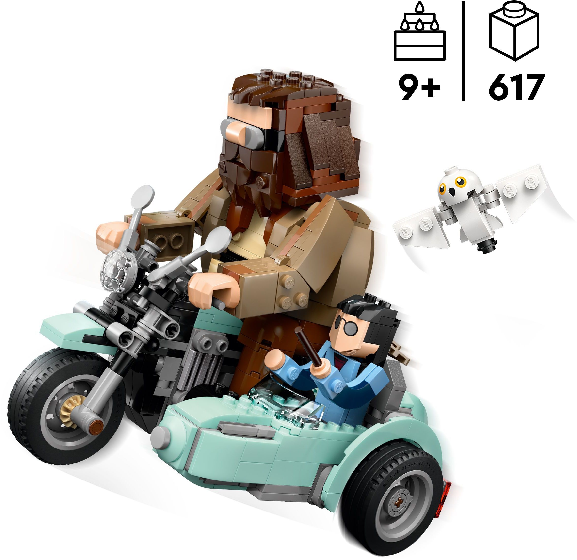 LEGO 76443 Harry Potter Поїздка Геґріда й Гаррі на мотоцикліфото2