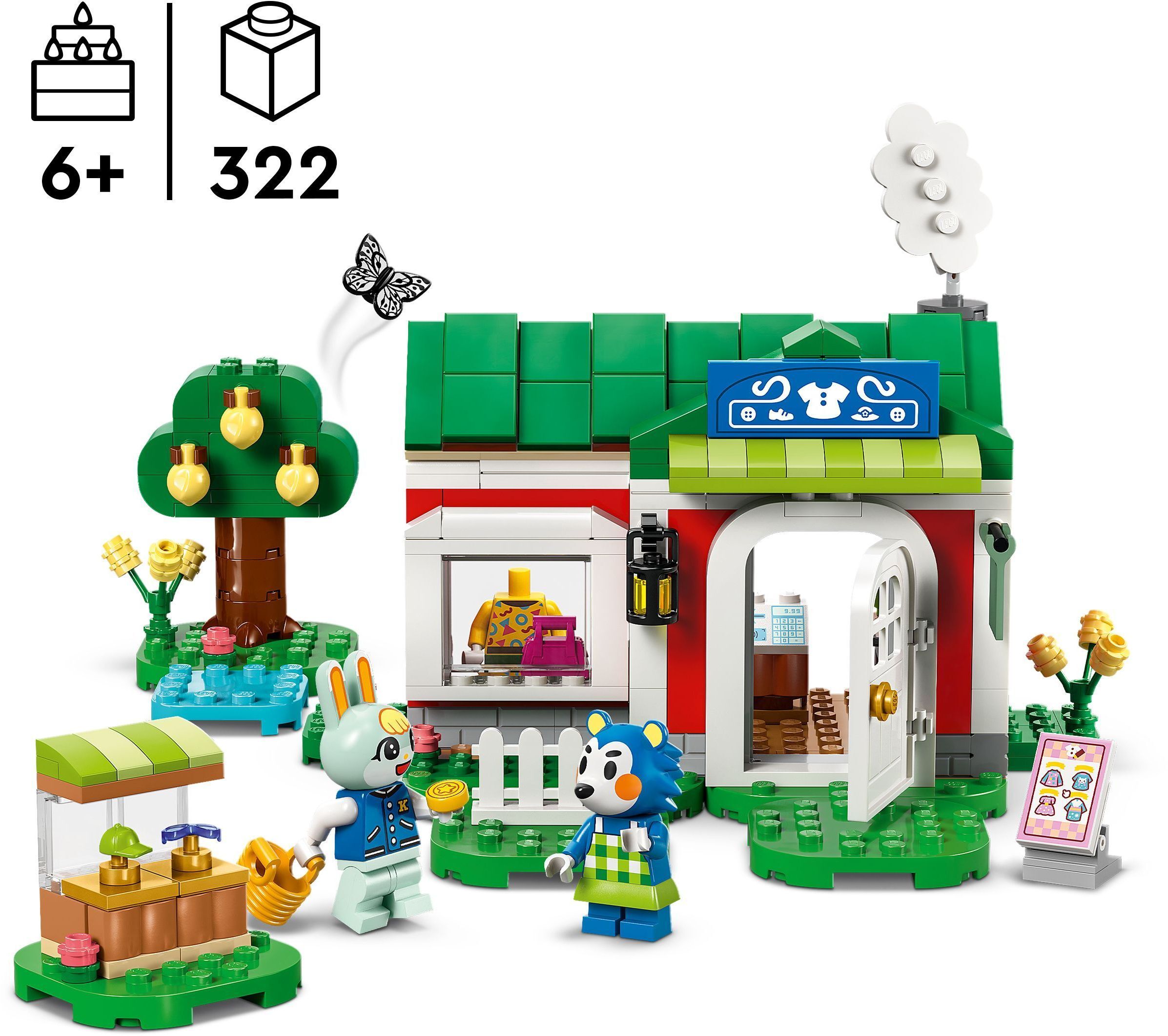 LEGO 77055 Animal Crossing Крамниця одягу, що належить Able Sistersфото2