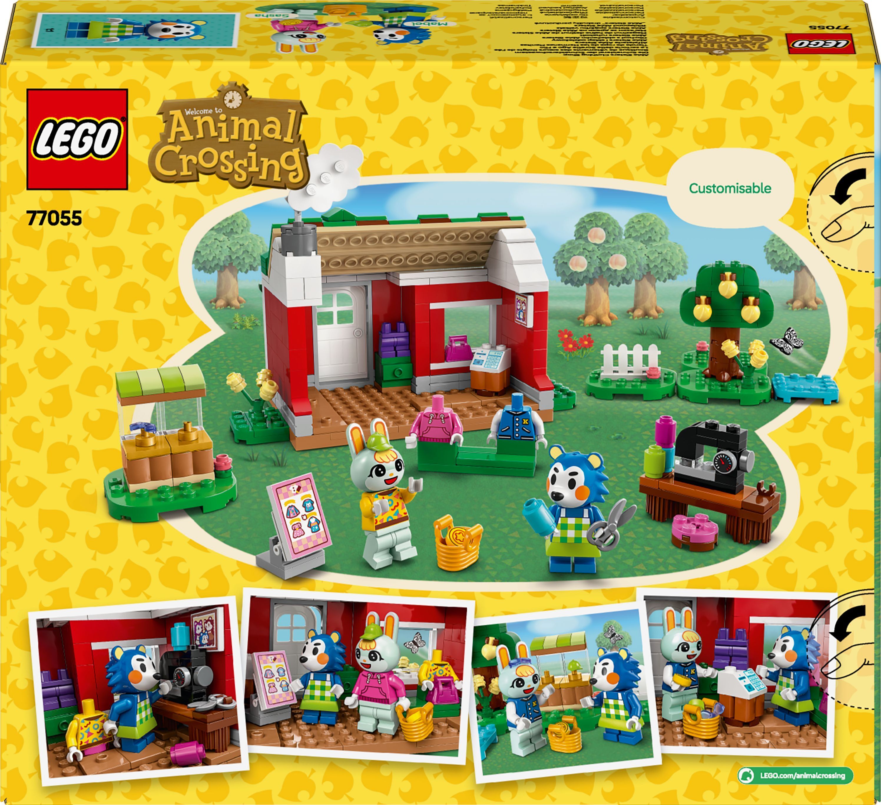 LEGO 77055 Animal Crossing Крамниця одягу, що належить Able Sistersфото9