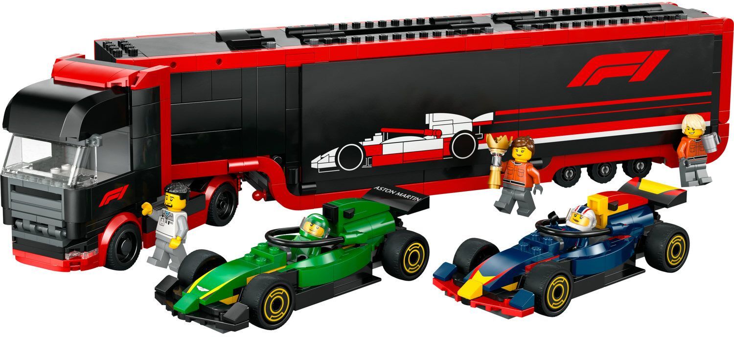 LEGO 60445 City Вантажівка F1 з автомобілями RB20 та AMR24фото3