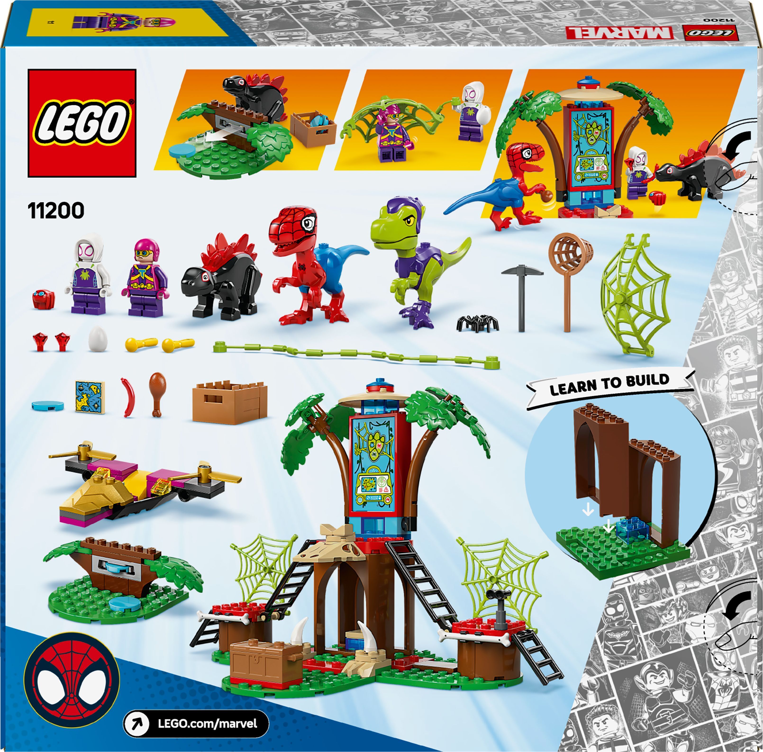 LEGO 11200 Spidey Битва Паука и раптора Гобби в штаб-доме на дереве фото 15
