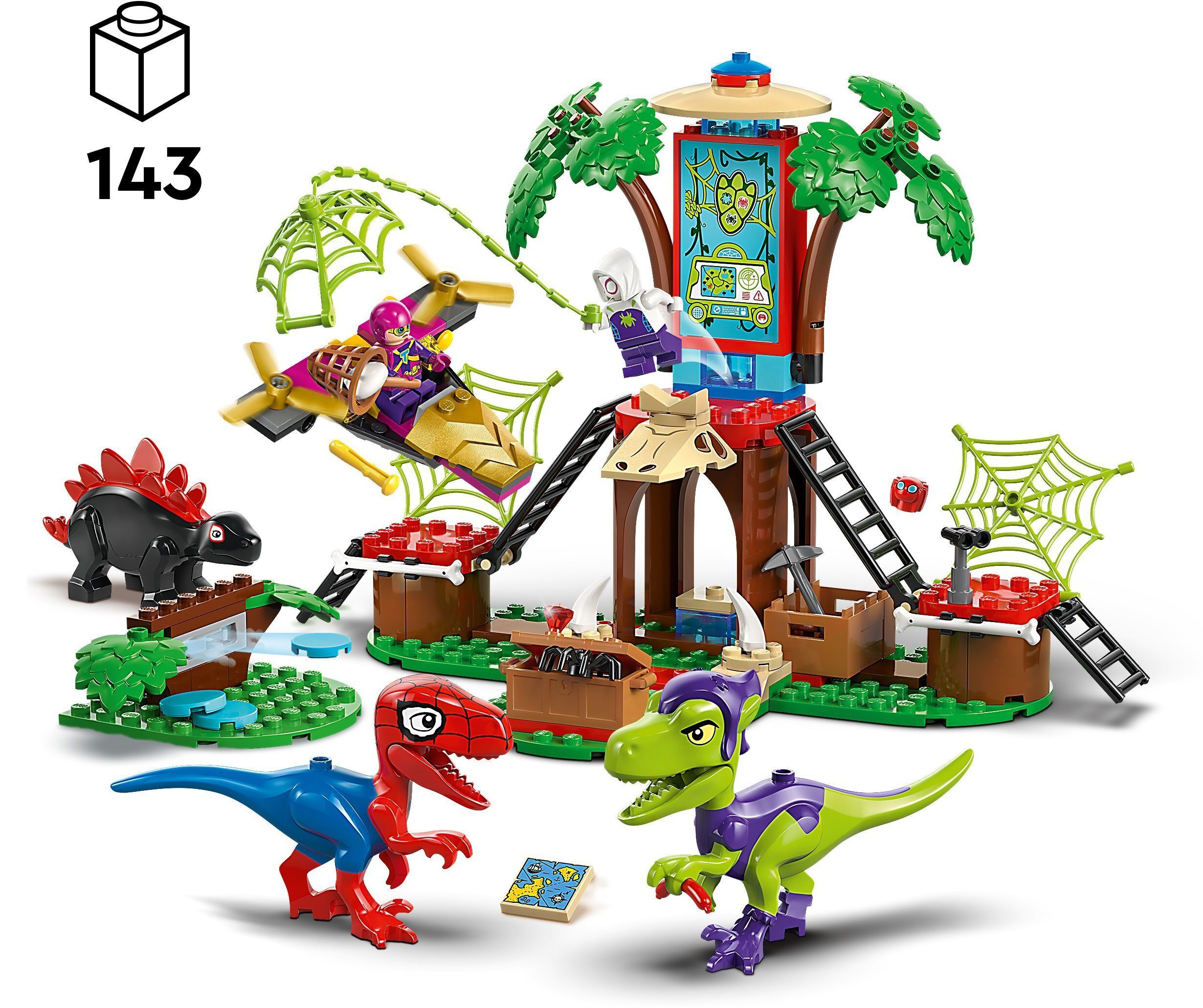 LEGO 11200 Spidey Битва Паука и раптора Гобби в штаб-доме на дереве фото 2