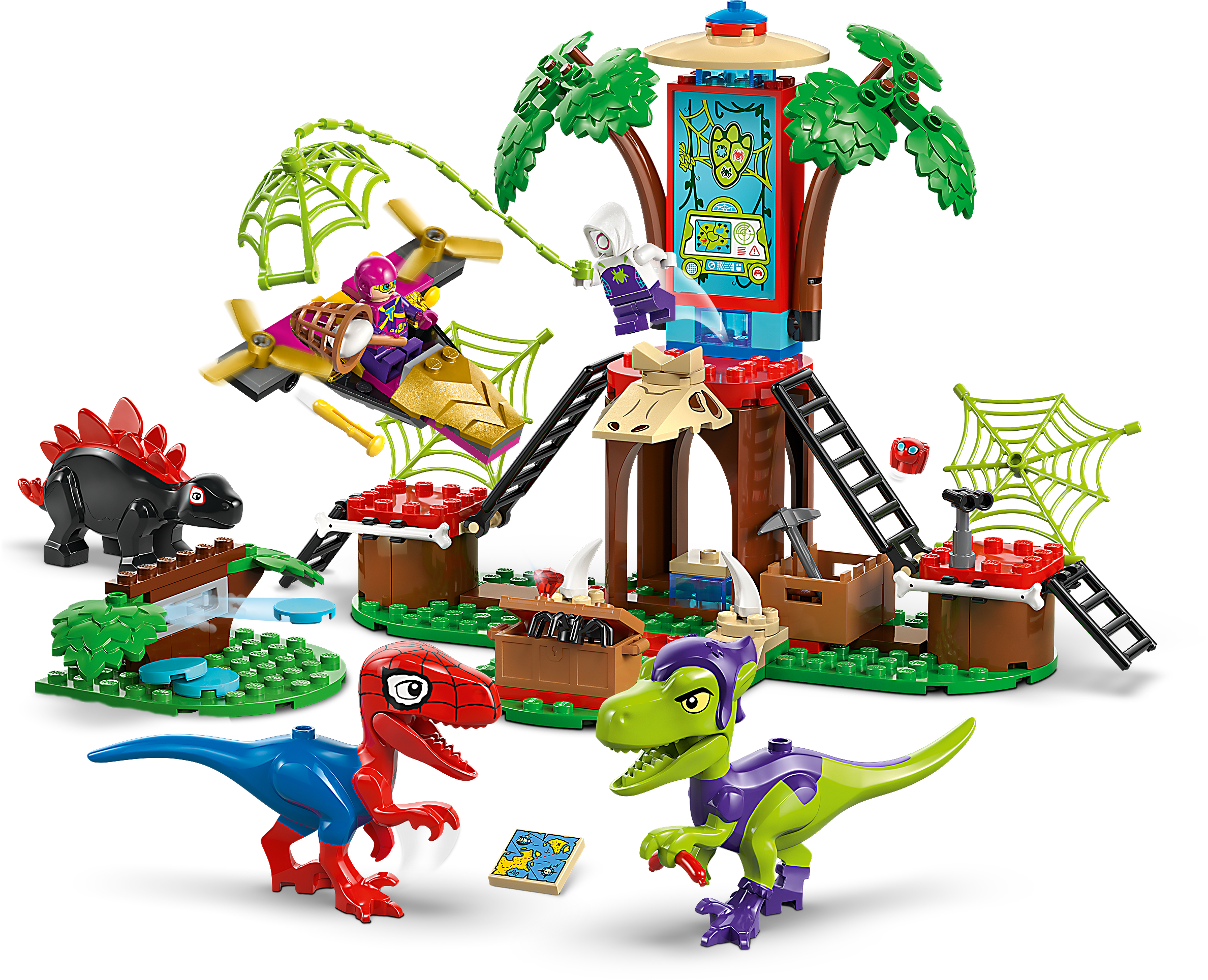 LEGO 11200 Spidey Битва Паука и раптора Гобби в штаб-доме на дереве фото 16