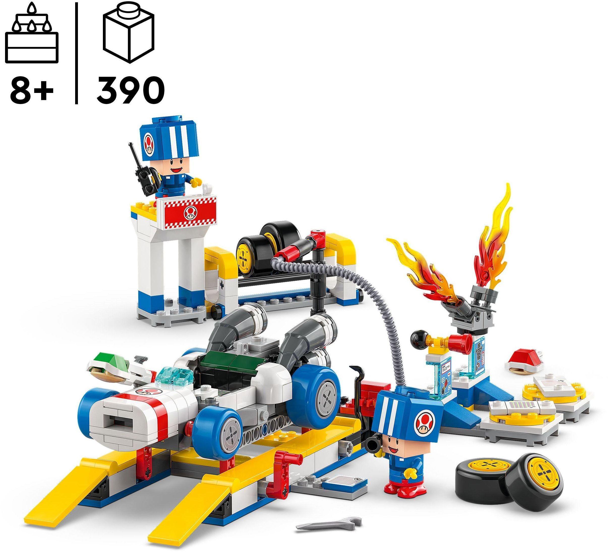 LEGO 72035 Super Mario Mario Kart – Toad's Garage фото 2