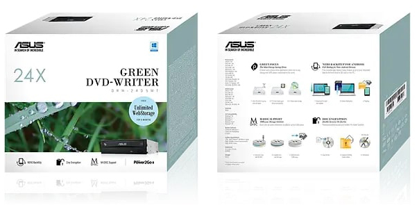 Привод оптический внутренний ASUS X Multi DRW-24D5MT (90DD01Y0-B20010) фото 