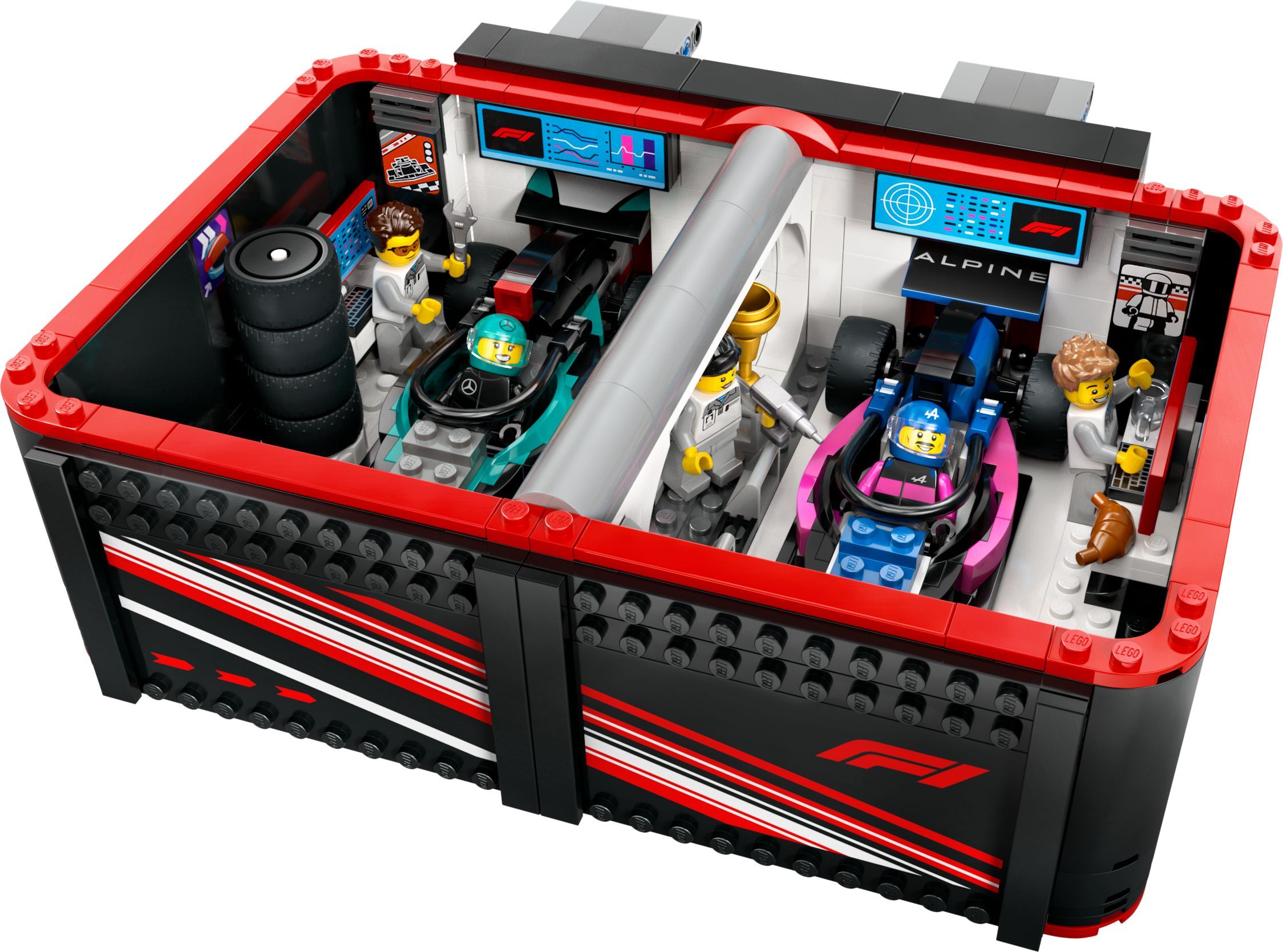 LEGO 60444 City Гараж F1 и автомобили Mercedes-AMG и Alpine фото 4