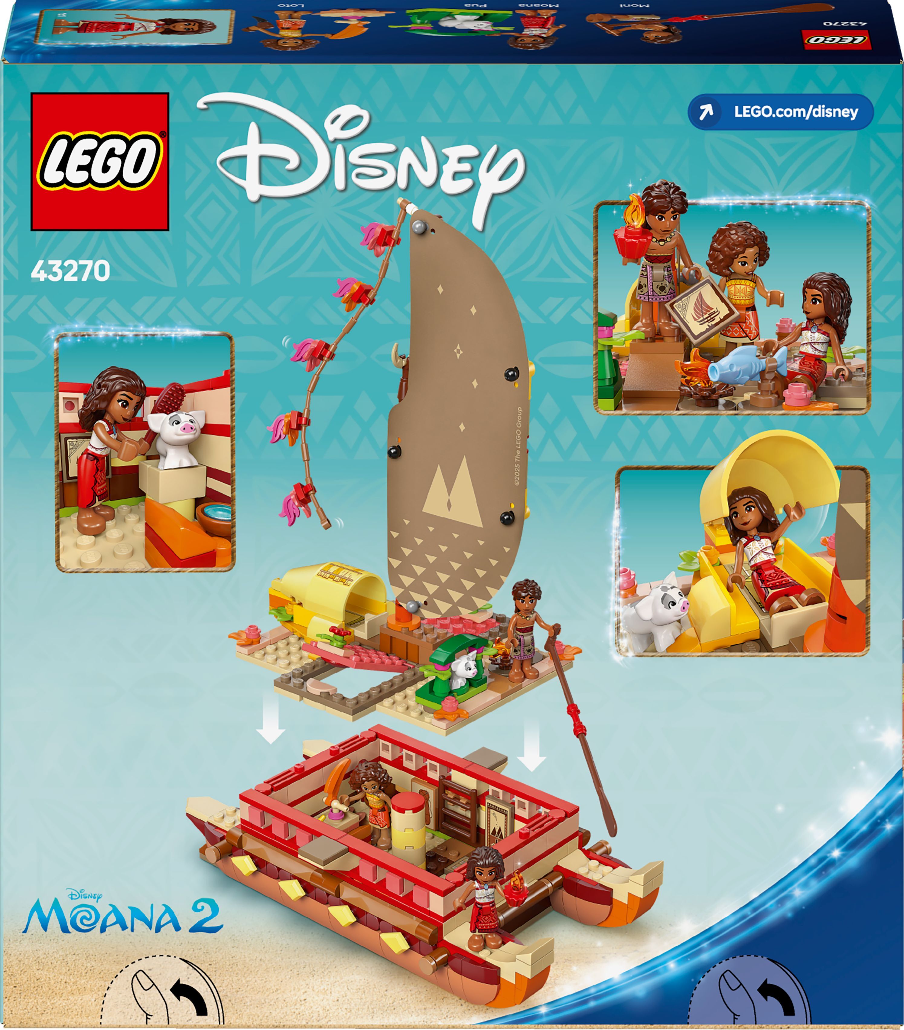 LEGO 43270 Disney Princess Пригодницьке каное Ваянифото12