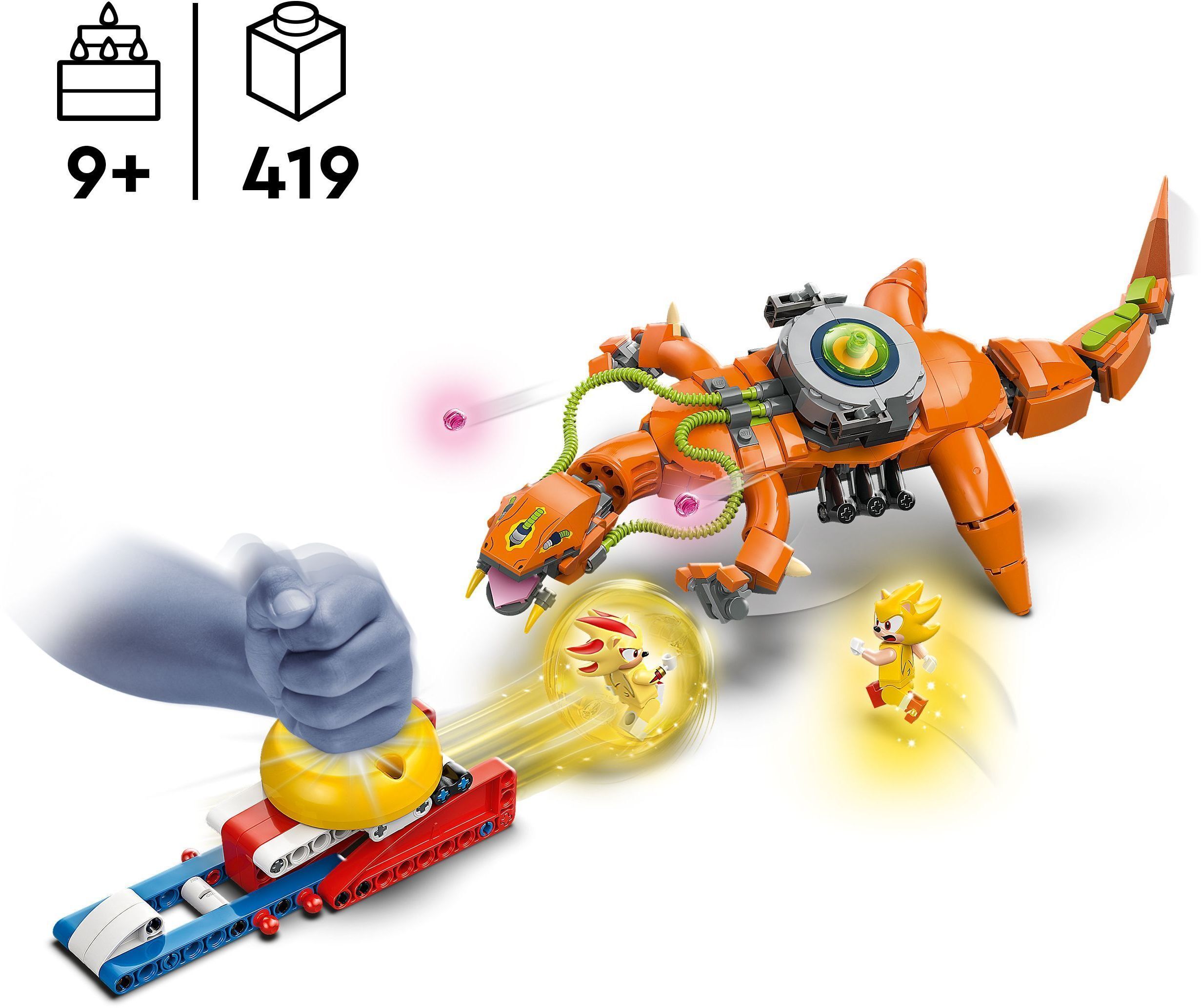 LEGO 77003 Sonic Super Shadow vs. Biolizardфото2