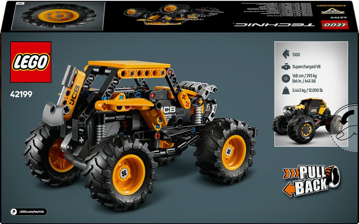 LEGO 42199 Technic Monster Jam DIGatron с инерционным двигателем фото 11
