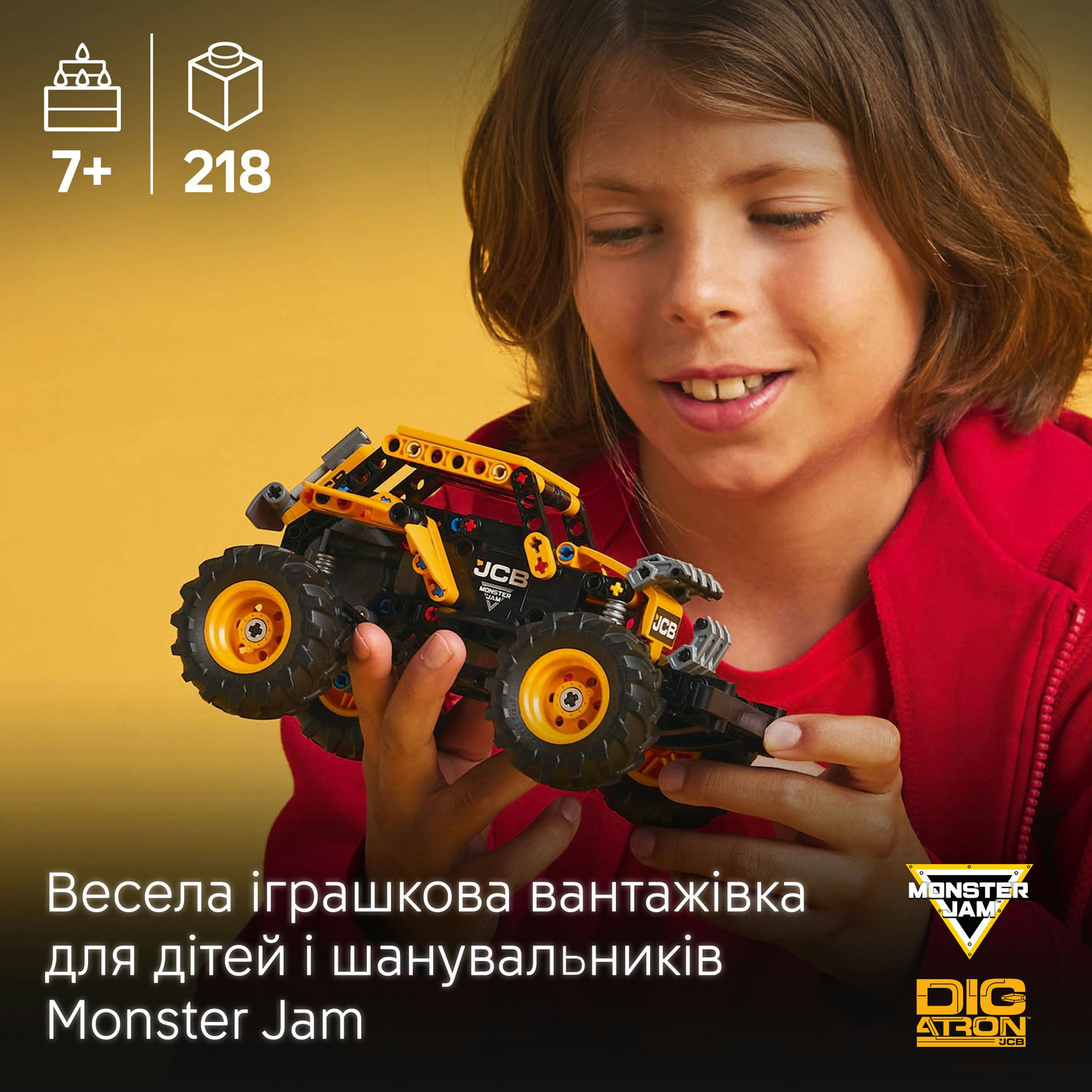 LEGO 42199 Technic Monster Jam DIGatron с инерционным двигателем фото 3