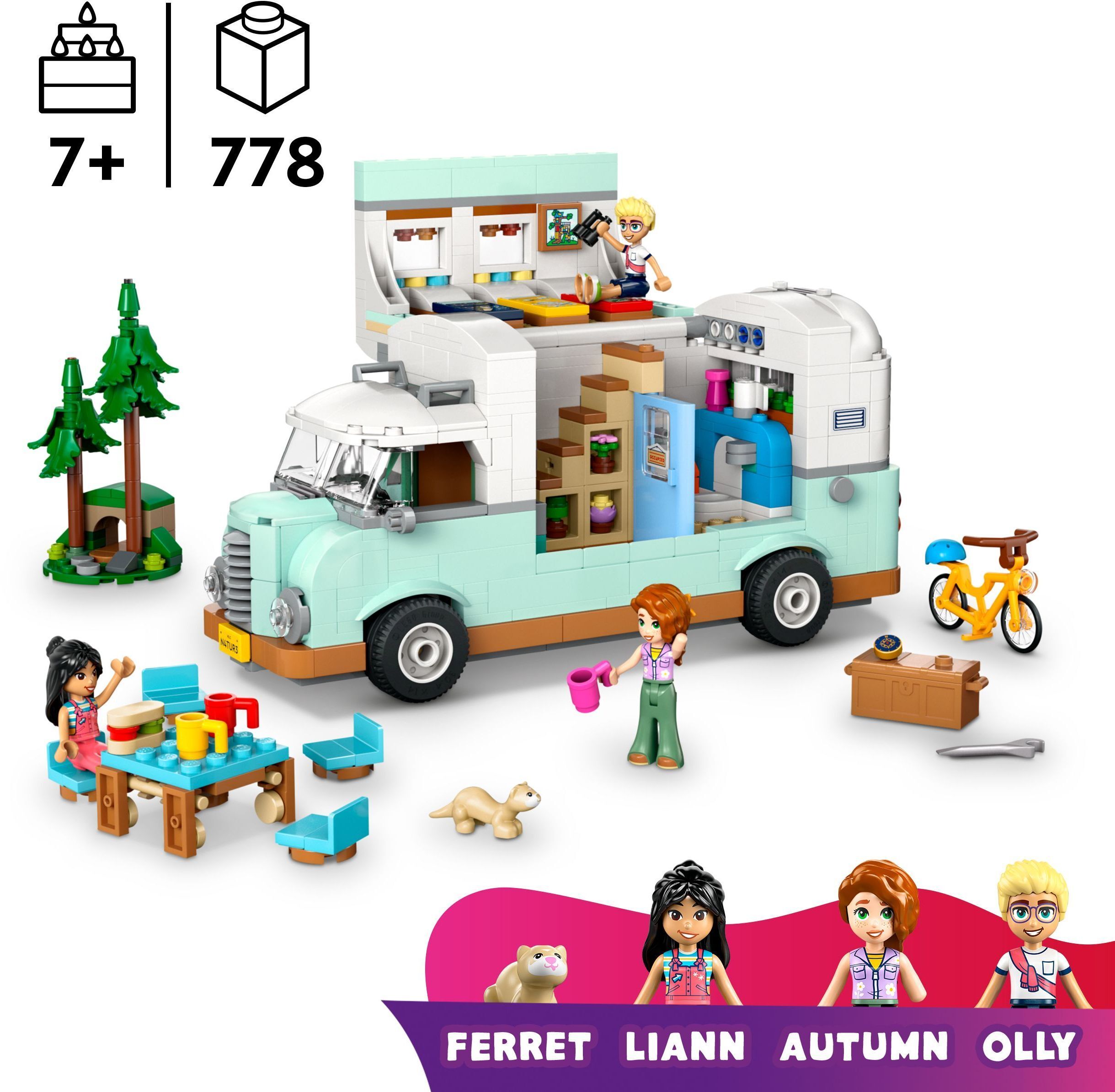 LEGO 42663 Friends Пригоди на фургоні дружбифото2