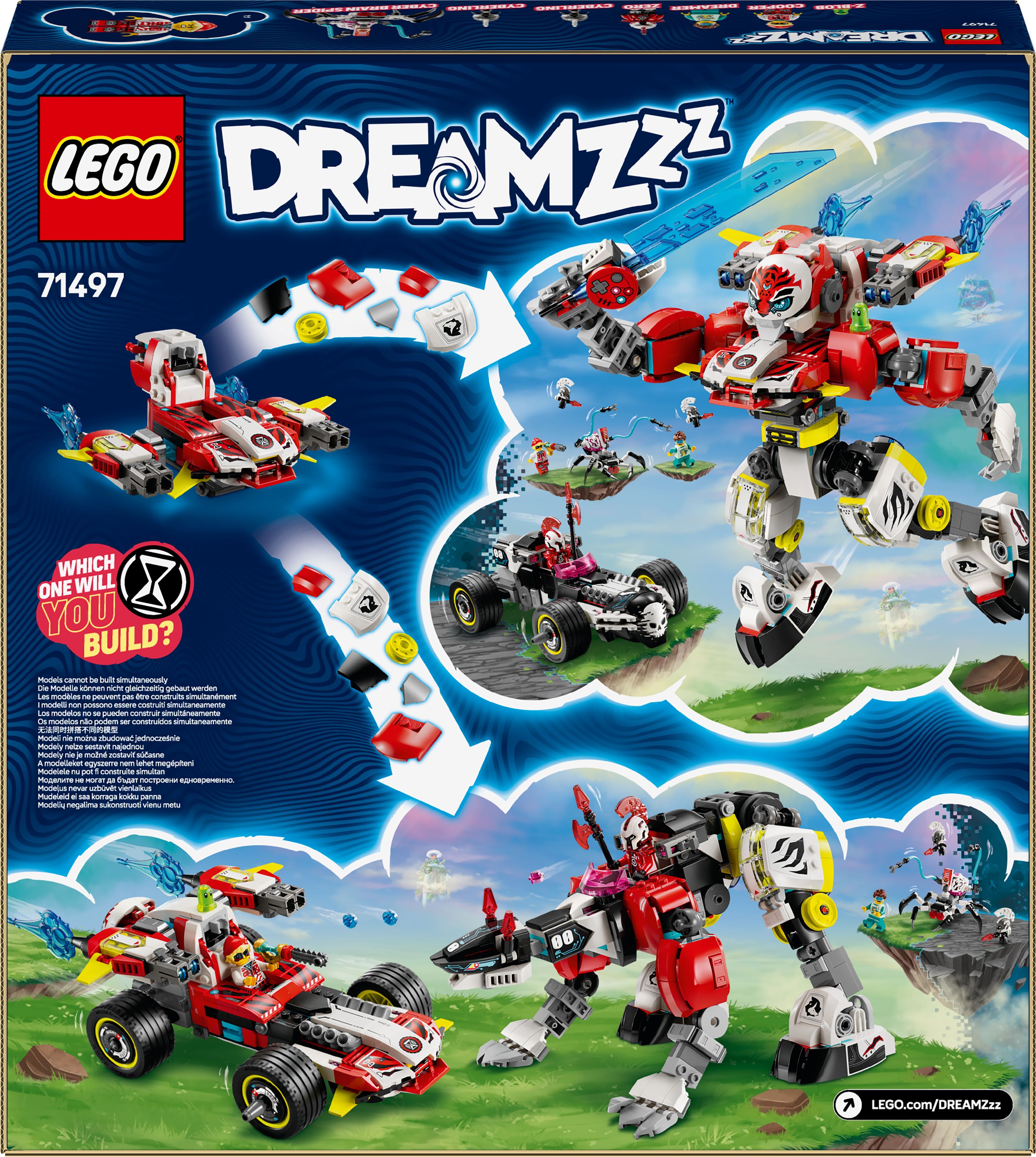 LEGO 71497 DREAMZzz Робот-тигр Купера та Хот-род авто Зеро фото 12