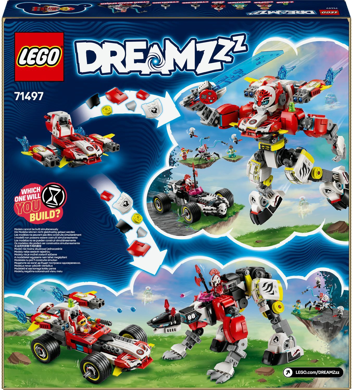 LEGO 71497 DREAMZzz Робот-тигр Купера та Хот-род авто Зеро фото 13