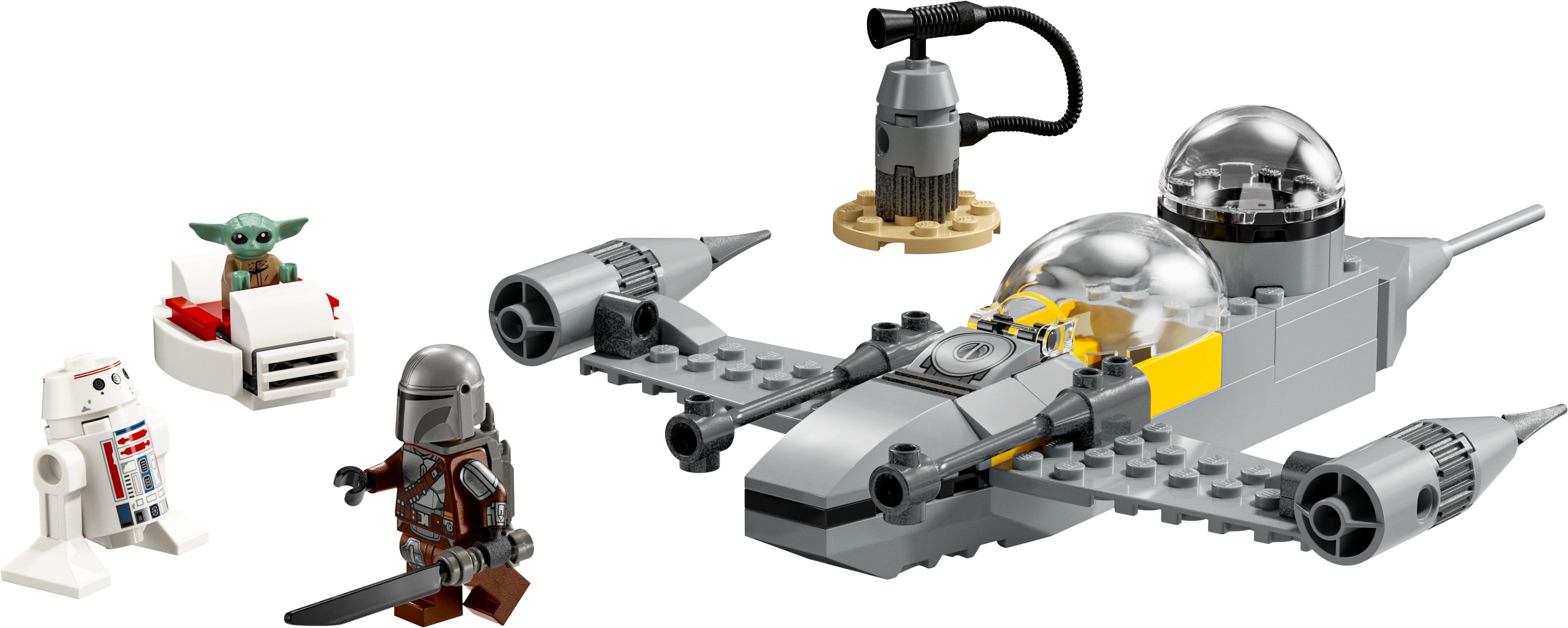 LEGO 75410 Star Wars Звездный истребитель N-1 Мандо и Грогу фото 3