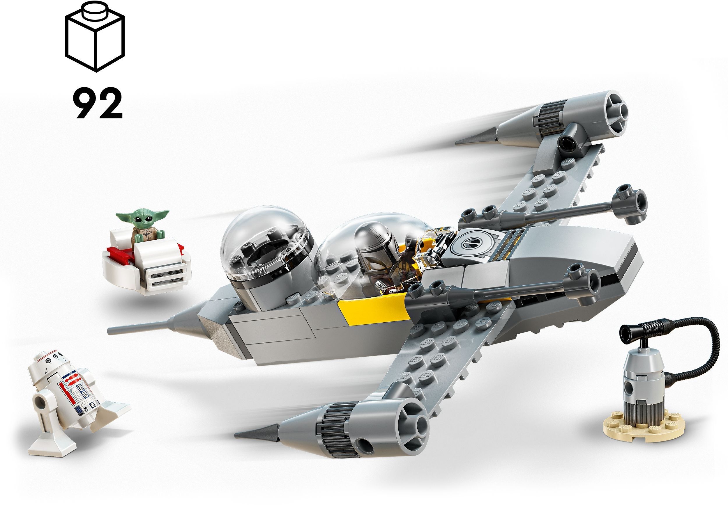 LEGO 75410 Star Wars Звездный истребитель N-1 Мандо и Грогу фото 2