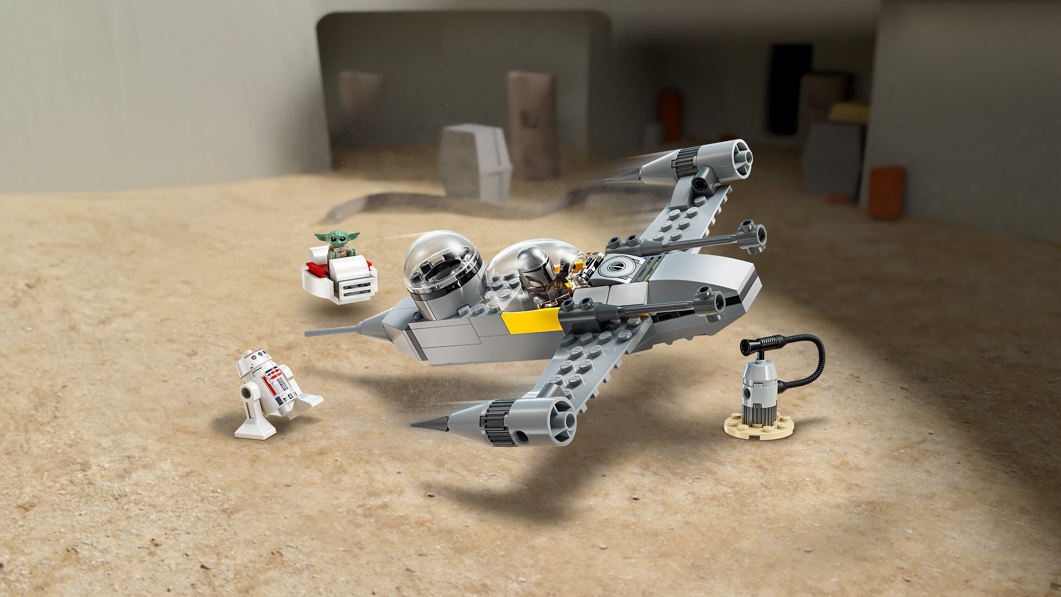 LEGO 75410 Star Wars Звездный истребитель N-1 Мандо и Грогу фото 9