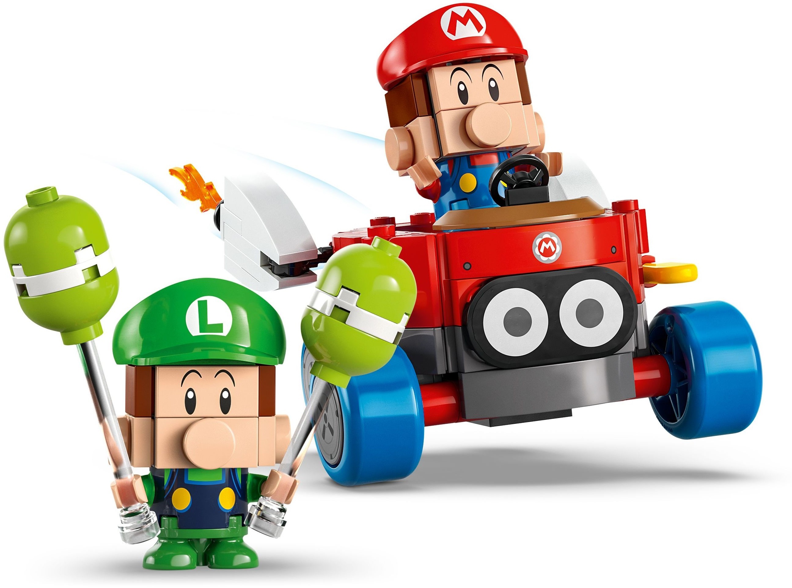 LEGO 72034 Super Mario Mario Kart – Baby Mario vs. Baby Luigi фото 3