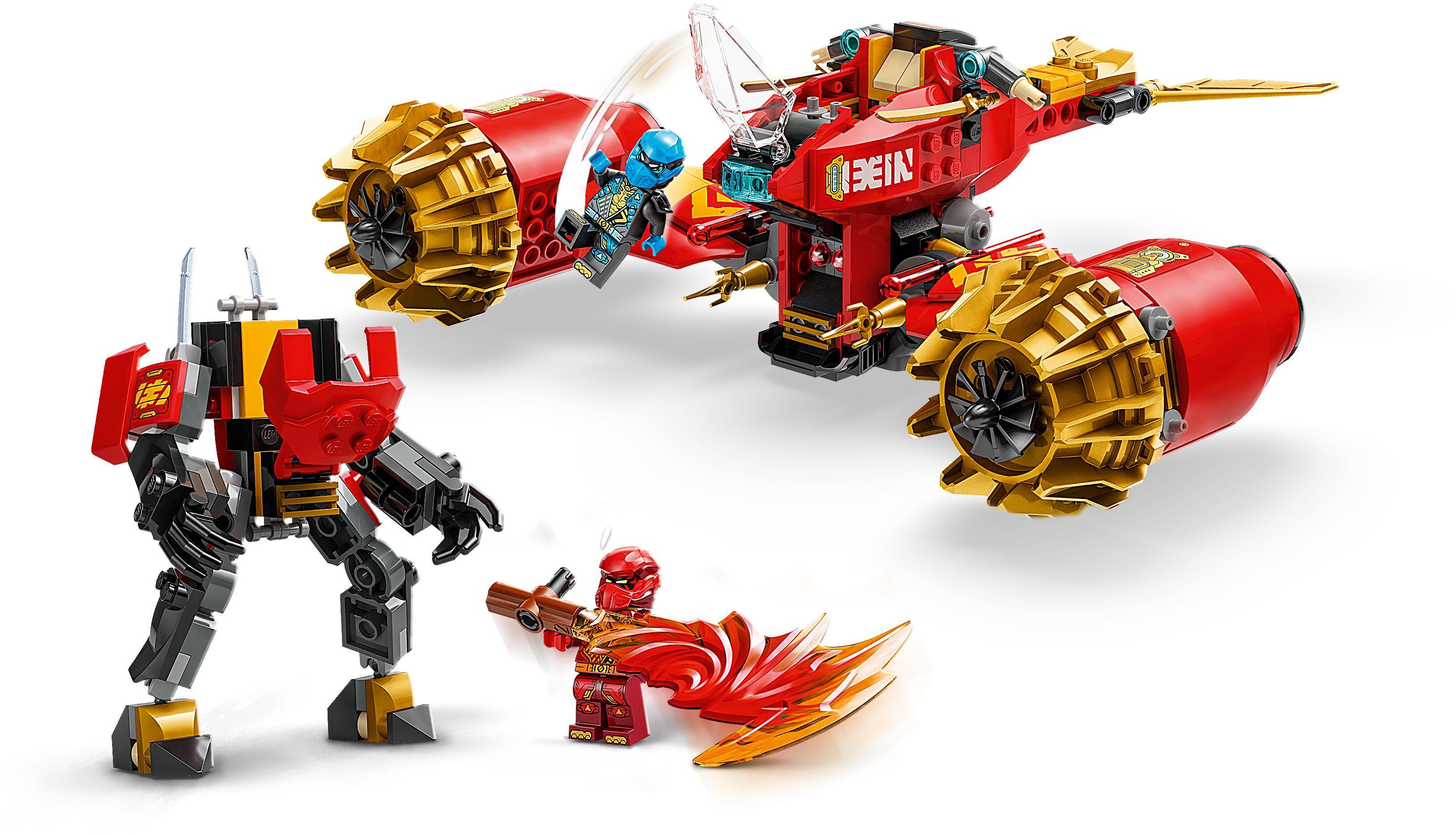 LEGO 71830 Ninjago Штормовий робот-вершник Кая фото 3