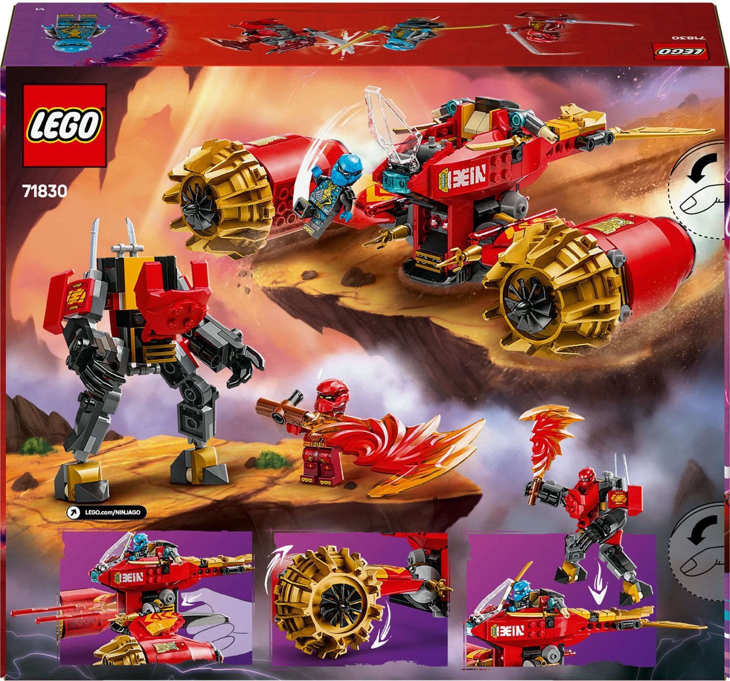 LEGO 71830 Ninjago Штормовий робот-вершник Каяфото13
