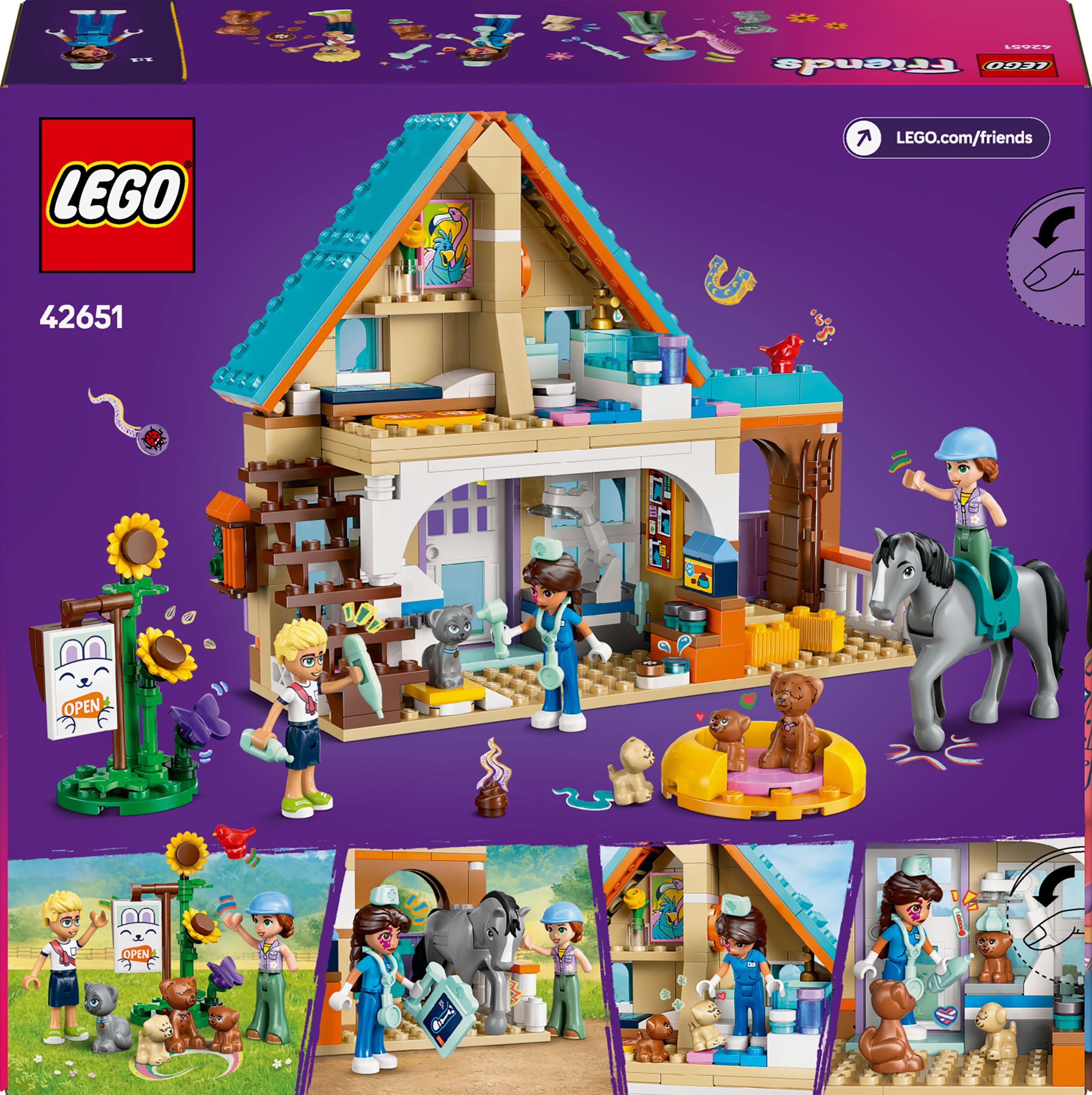 LEGO 42651 Friends Ветеринарна клініка для коней і домашніх улюбленцівфото11