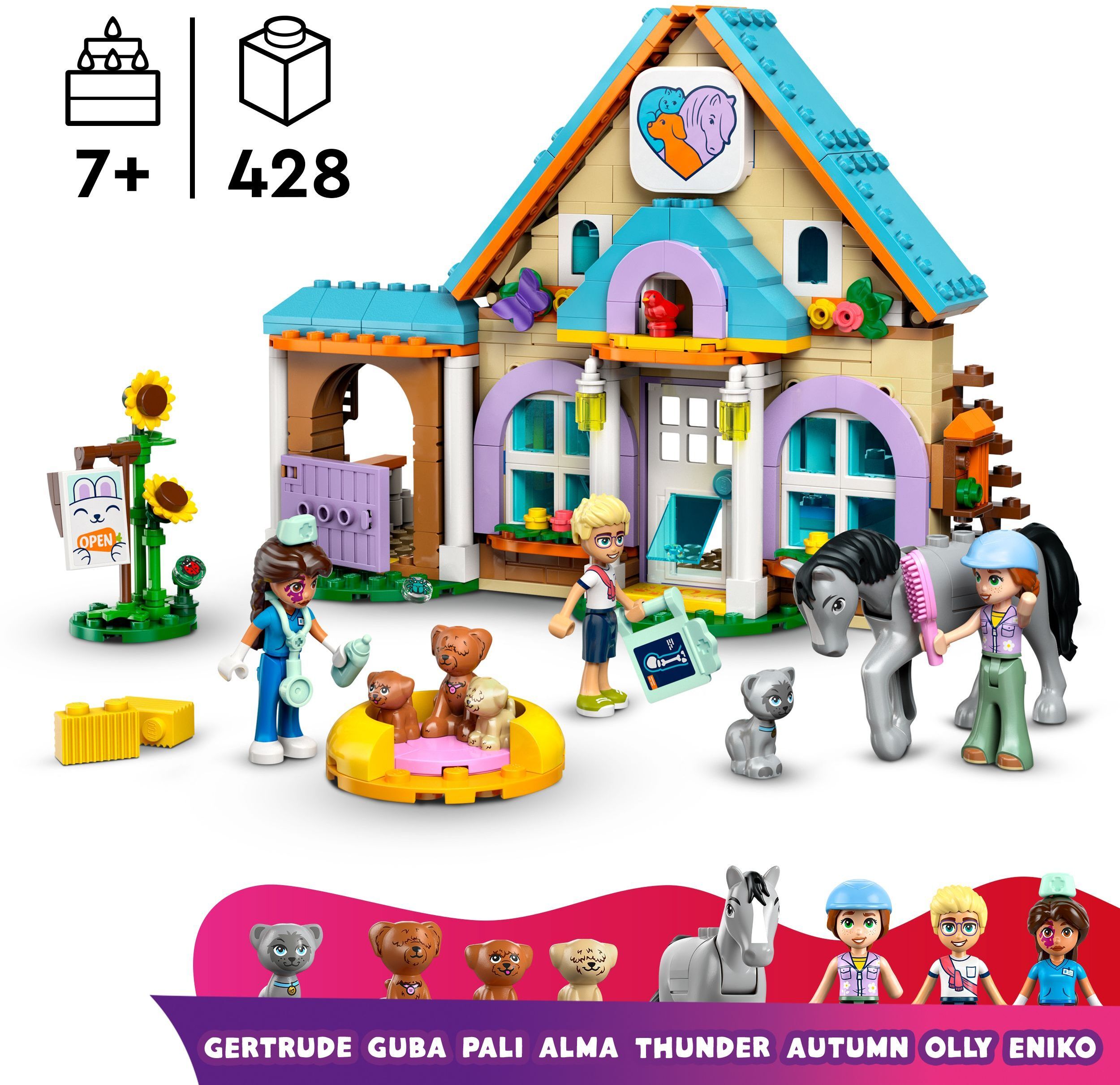 LEGO 42651 Friends Ветеринарна клініка для коней і домашніх улюбленцівфото2