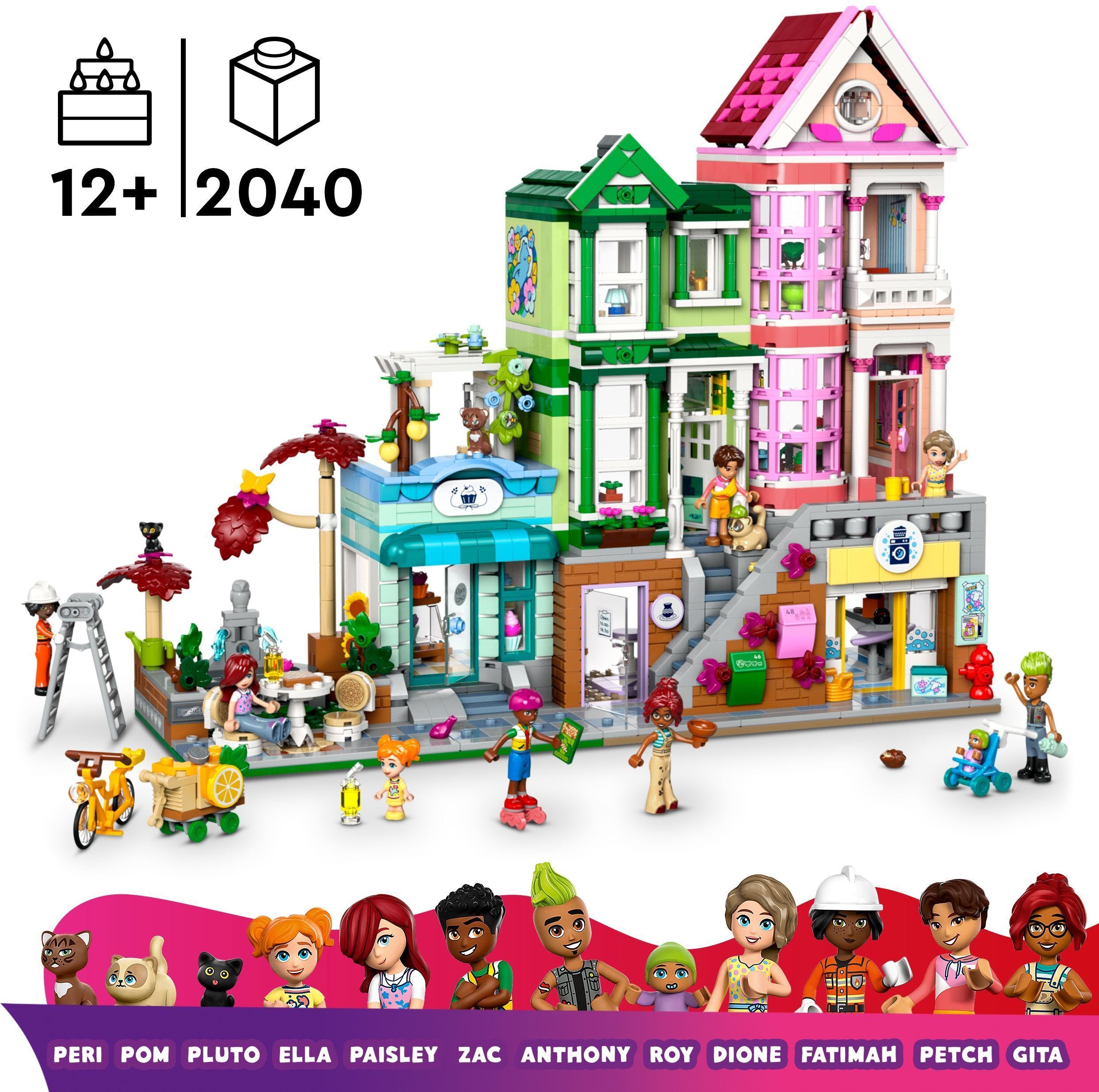 LEGO 42670 Friends Хартлейк-Сіті. Квартири і крамниціфото2